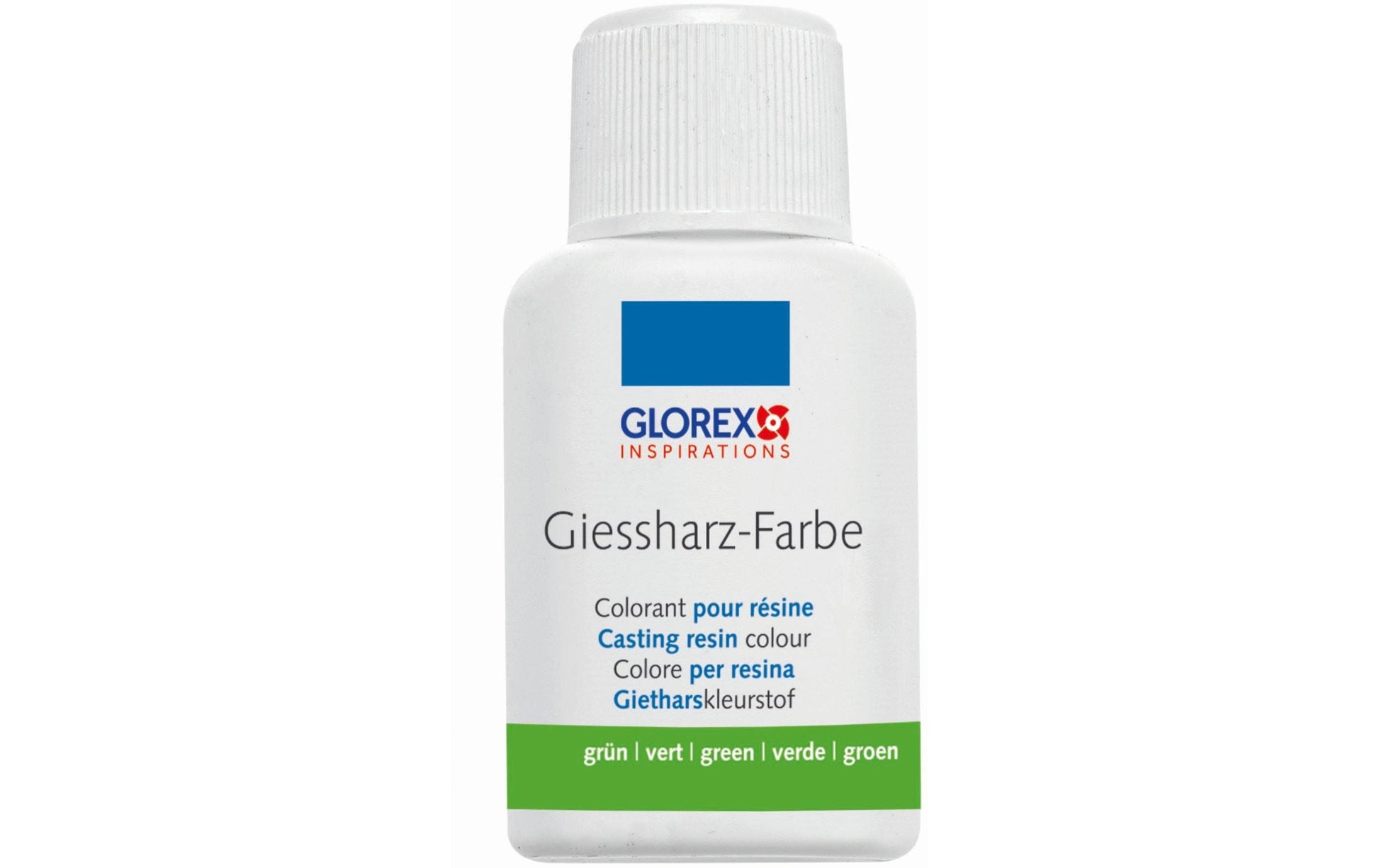 GLOREX Giessharz-Farbe – Grün – 20 ml – für Giessharz