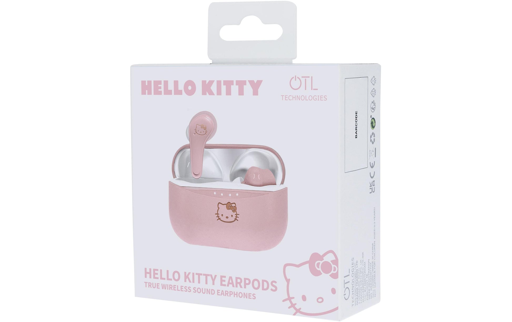OTL Technologies Hello Kitty Earpods TWS In-Ear – Stereo, mit Ladecase, Rosa, BT 5.0