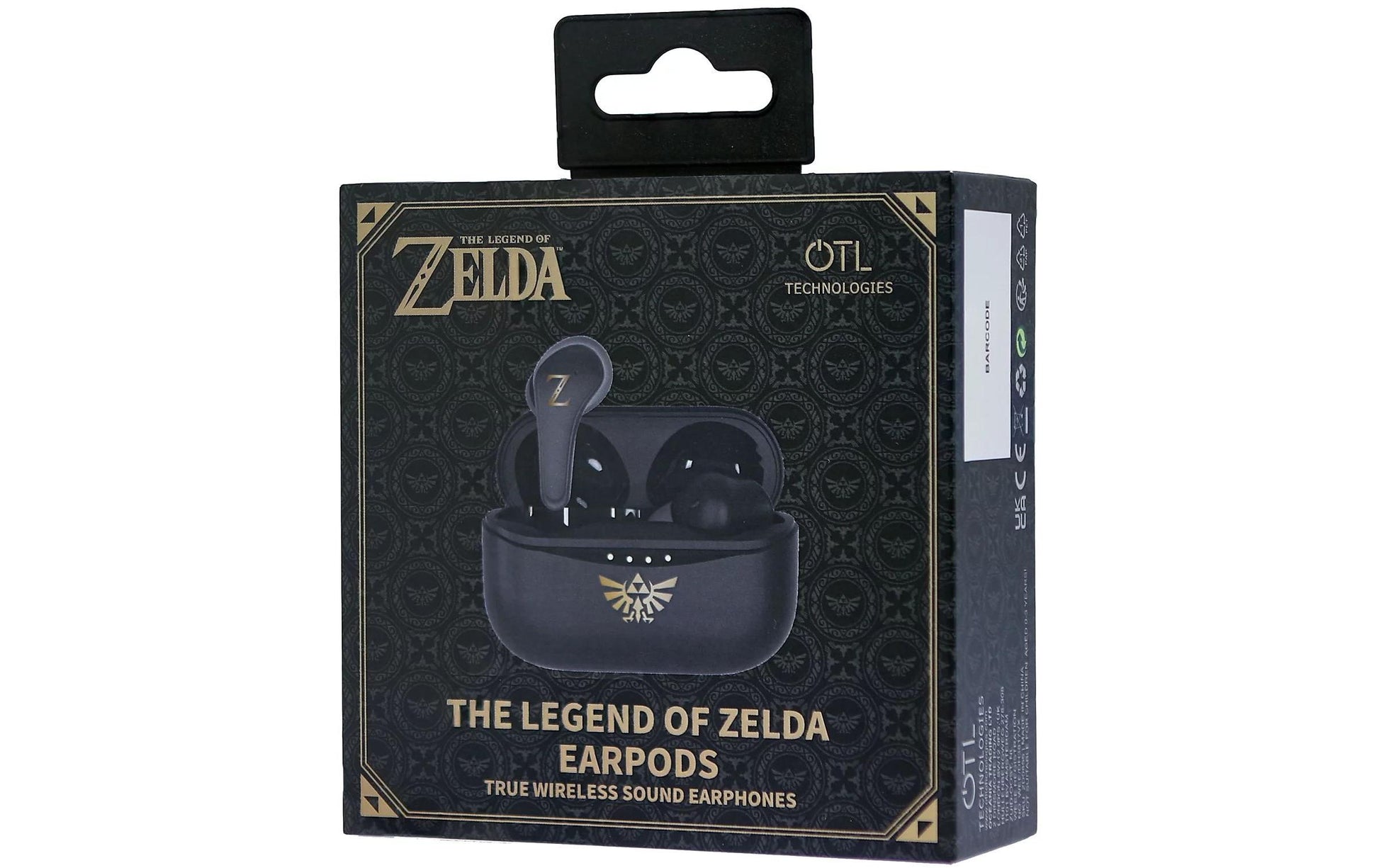 OTL Technologies OTL Nintendo Legend of Zelda Kinderkopfhörer – In-Ear, Stereo, TWS, mit Ladecase, Schwarz, BT 5.0