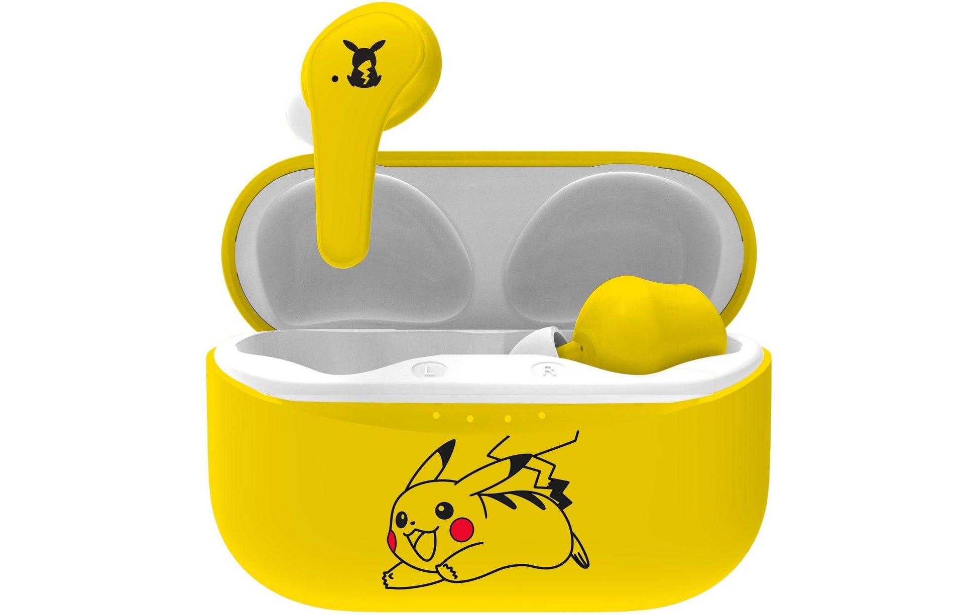 OTL Technologies Pokémon Pikachu TWS In-Ear Kinderkopfhörer – Stereo, TWS, mit Ladecase, Gelb, BT 5.0