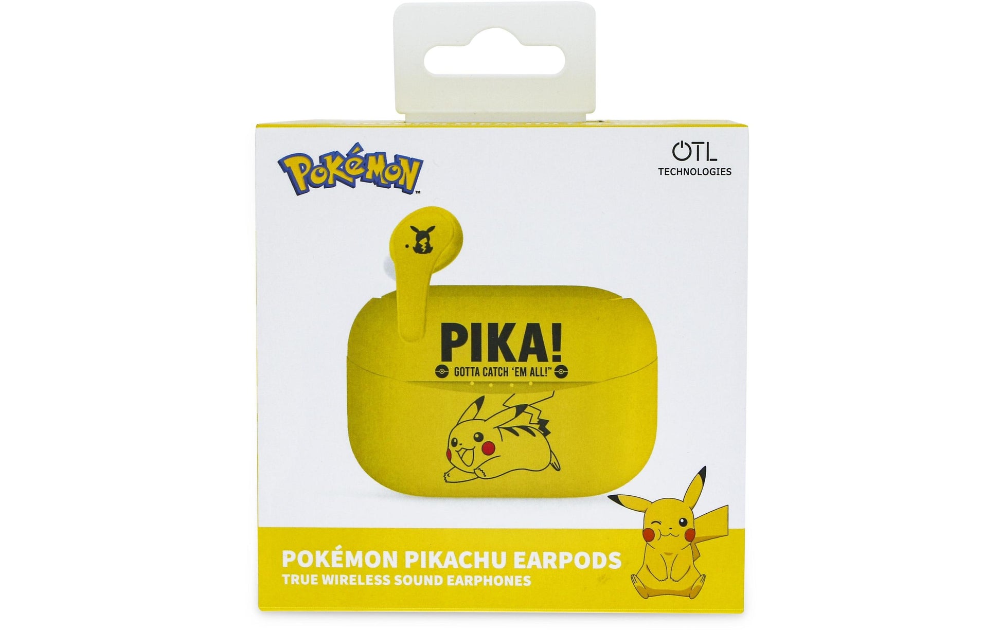 OTL Technologies Pokémon Pikachu TWS In-Ear Kinderkopfhörer – Stereo, TWS, mit Ladecase, Gelb, BT 5.0