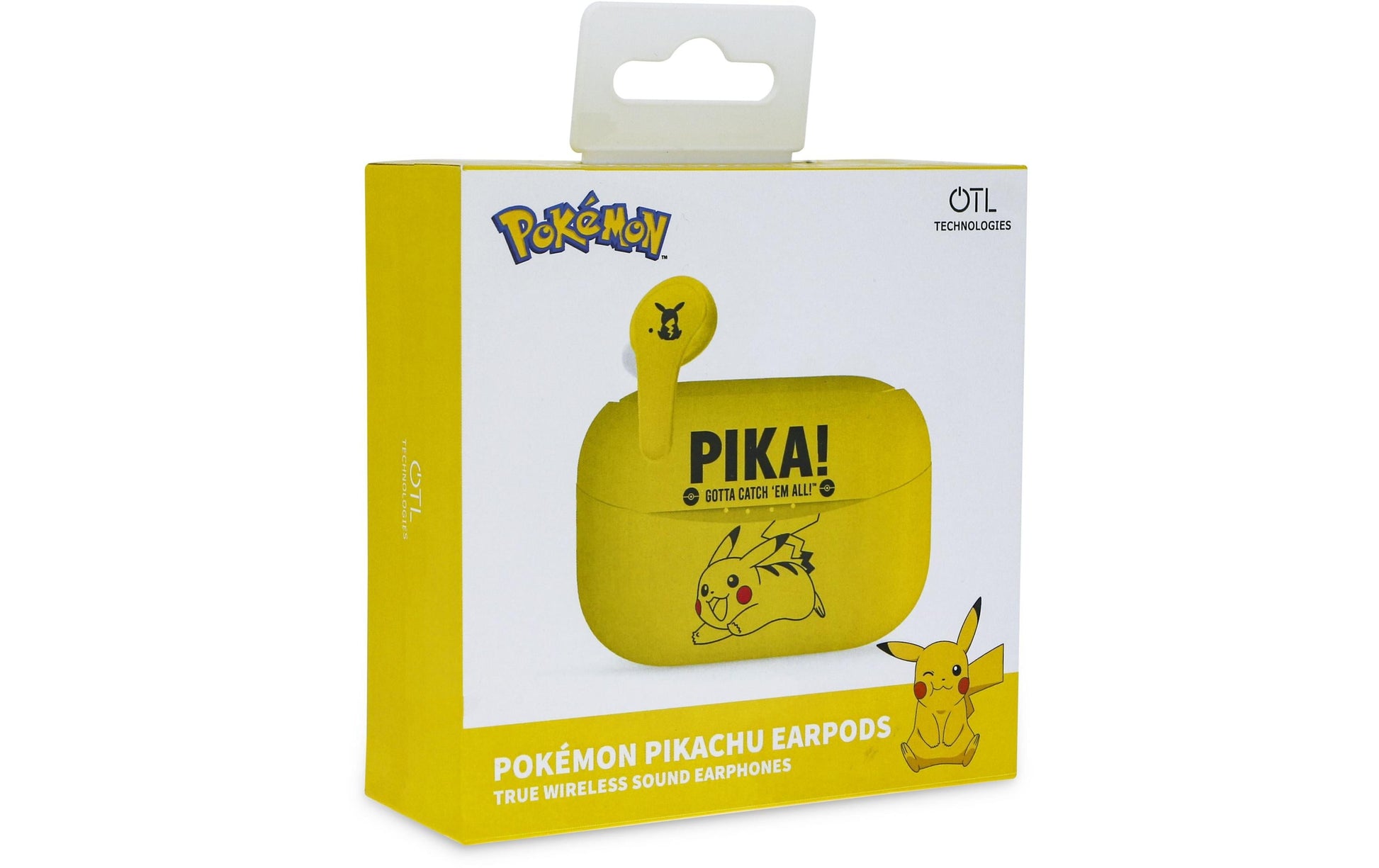 OTL Technologies Pokémon Pikachu TWS In-Ear Kinderkopfhörer – Stereo, TWS, mit Ladecase, Gelb, BT 5.0