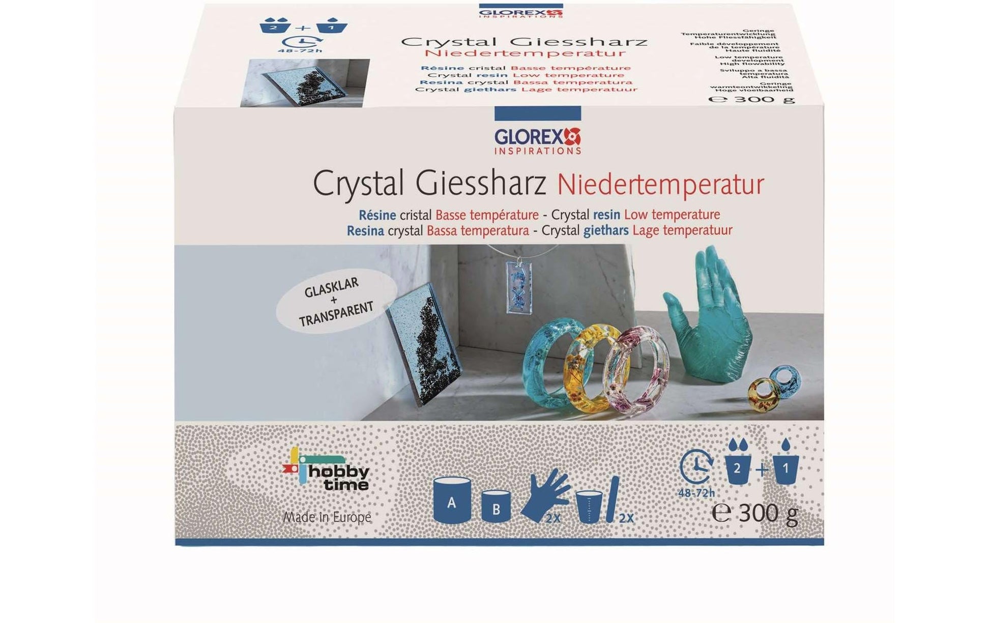 GLOREX Giessharz, Crystal, Transparent, 300 g, 6 2101 511