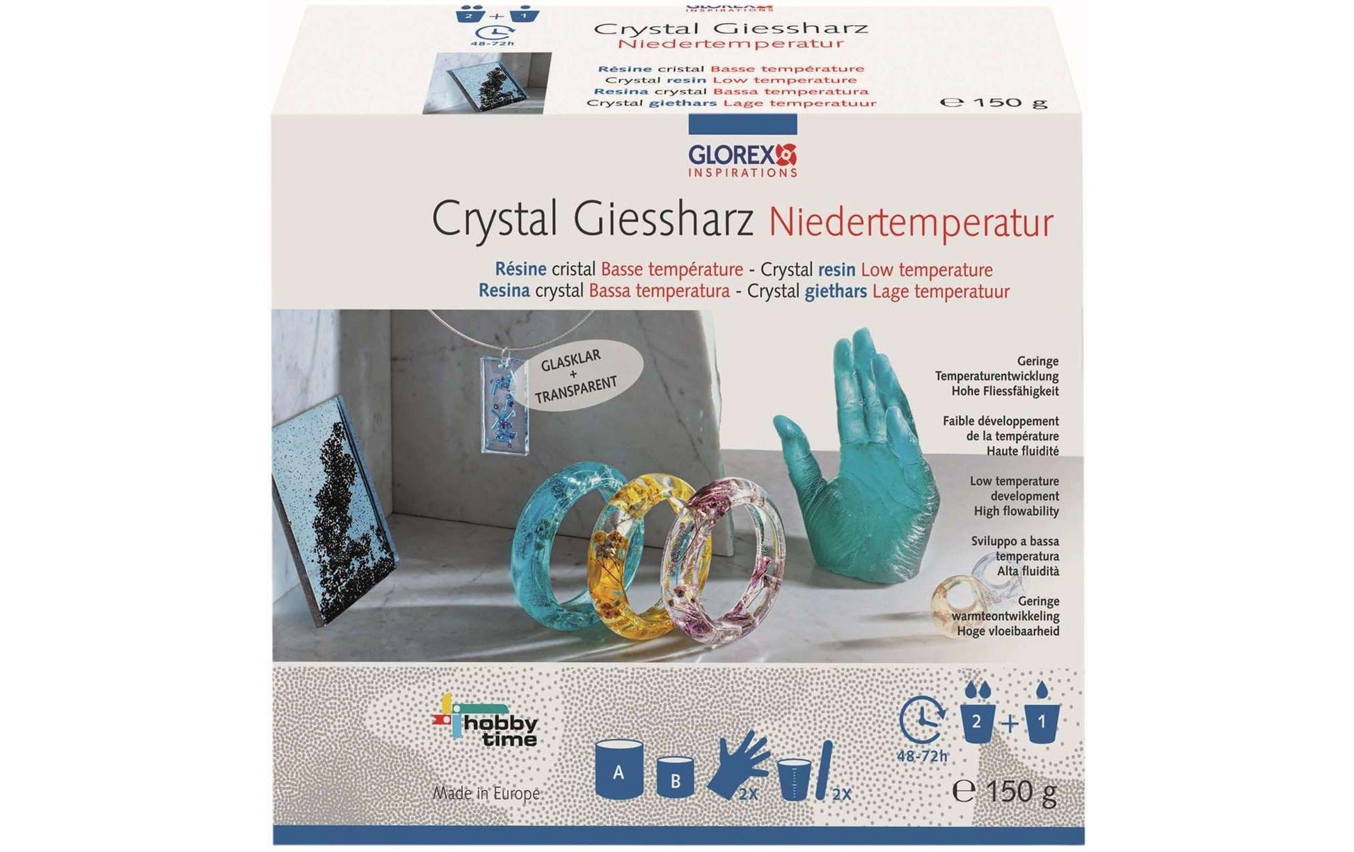 GLOREX Giessharz, Crystal, Transparent, 150 g