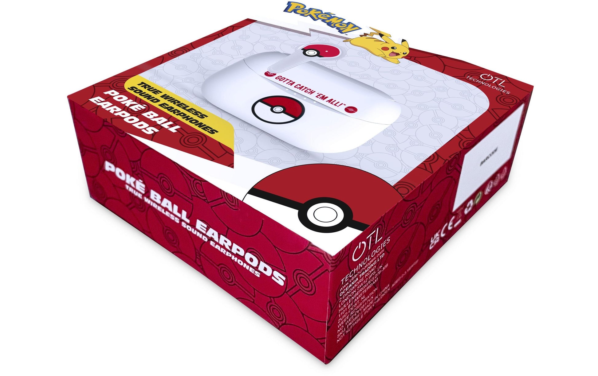 OTL Technologies Pokéball Earpods TWS In-Ear – Stereo, mit Ladecase, Weiss, BT 5.0