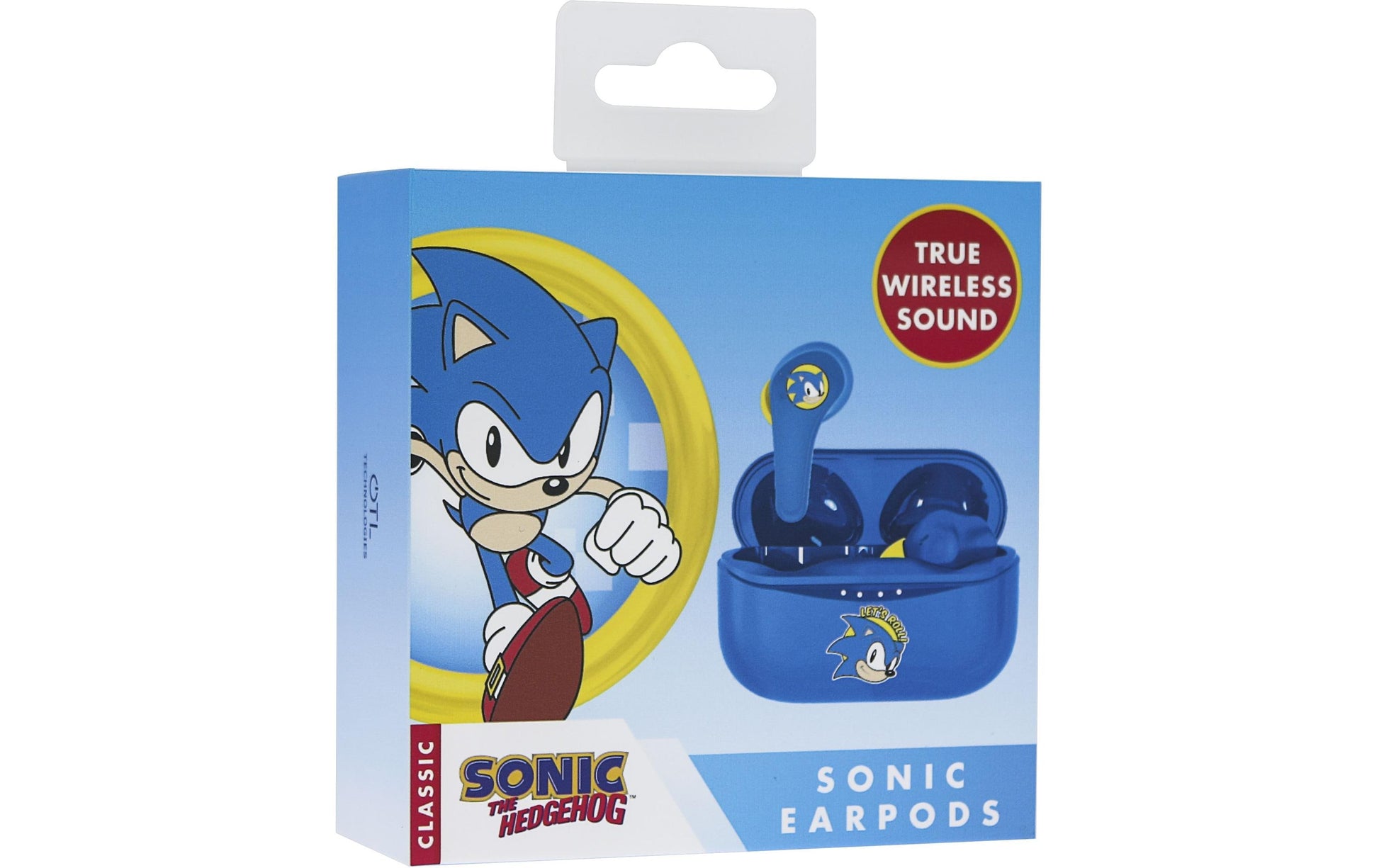 OTL Technologies OTL SEGA Sonic the Hedgehog TWS Earpods – True Wireless In-Ear Kopfhörer – Bluetooth 5.0 – Blau – bis 6 h