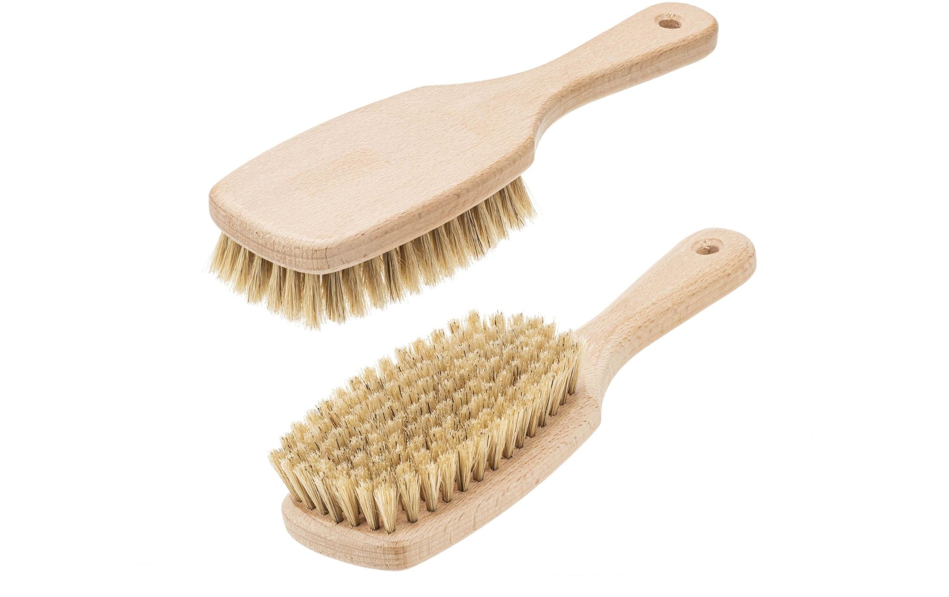 GLOREX Massagebürste eckig – Buche – 6,5 × 22 cm