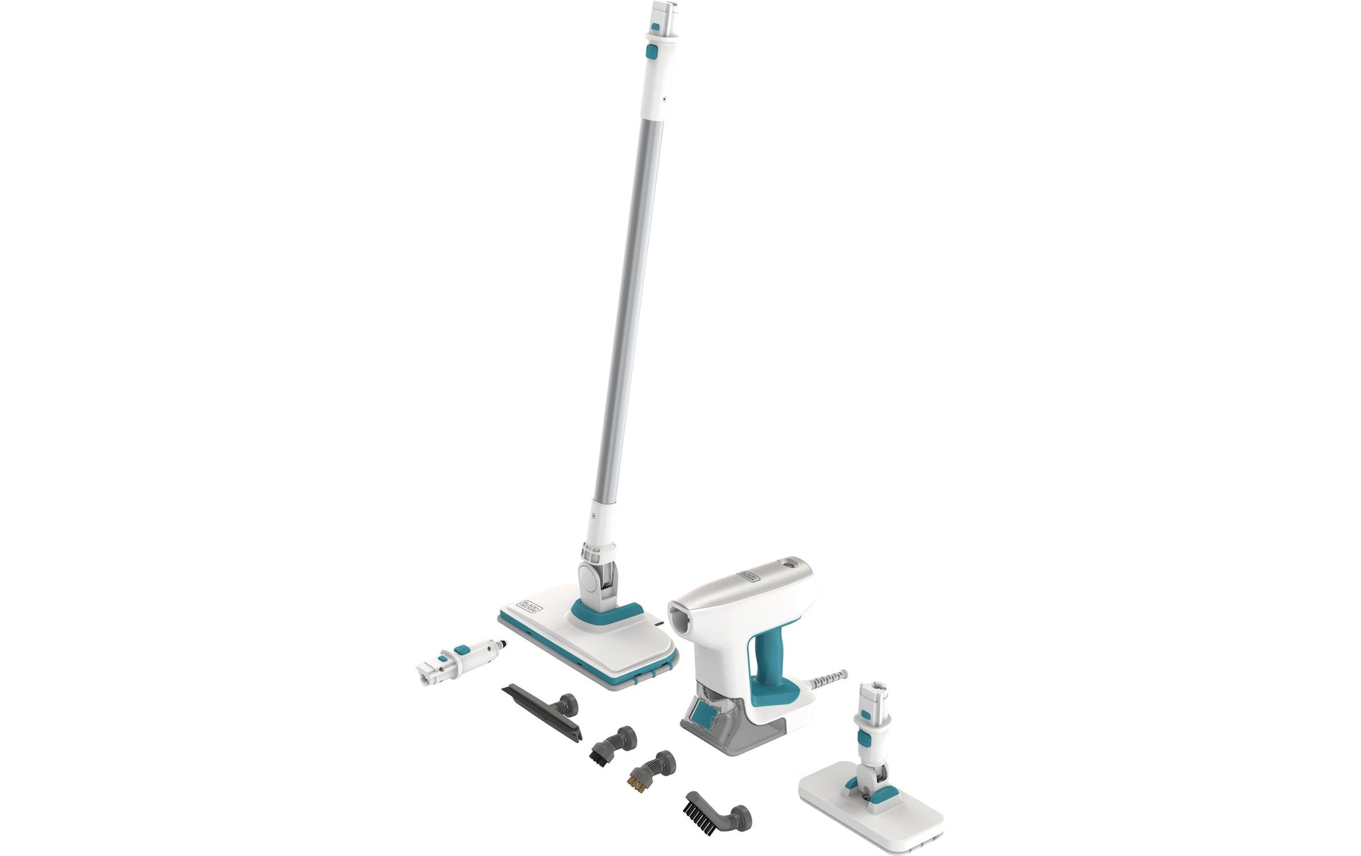 Black & Decker Dampfbesen – 500 ml, türkis, für Polstermöbel