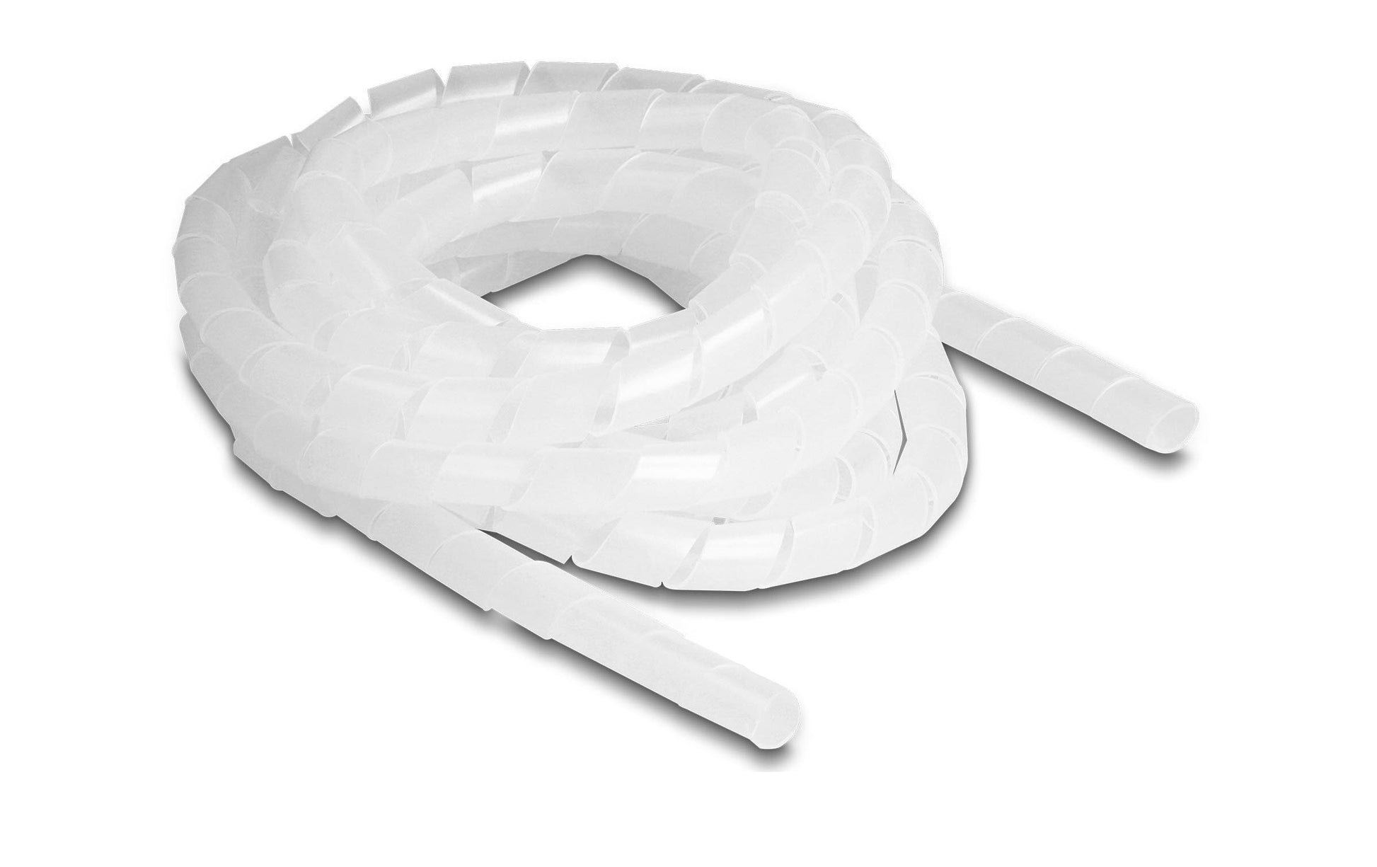 DeLOCK Kabelschlauch Ø 10 mm × 2 m, wiederverwendbar – transparent