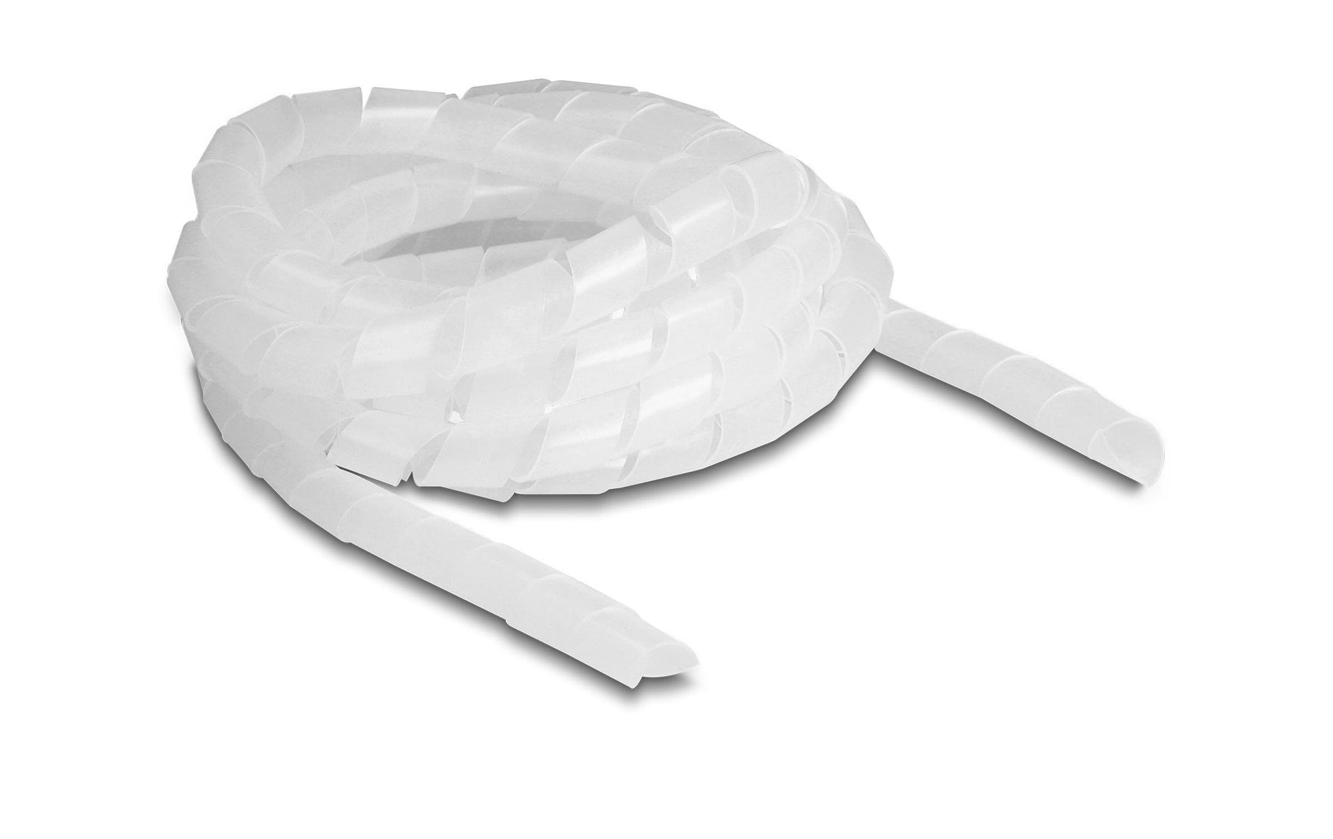 DeLOCK Kabelschlauch, Ø 12 mm × 2 m, wiederverwendbar – transparent