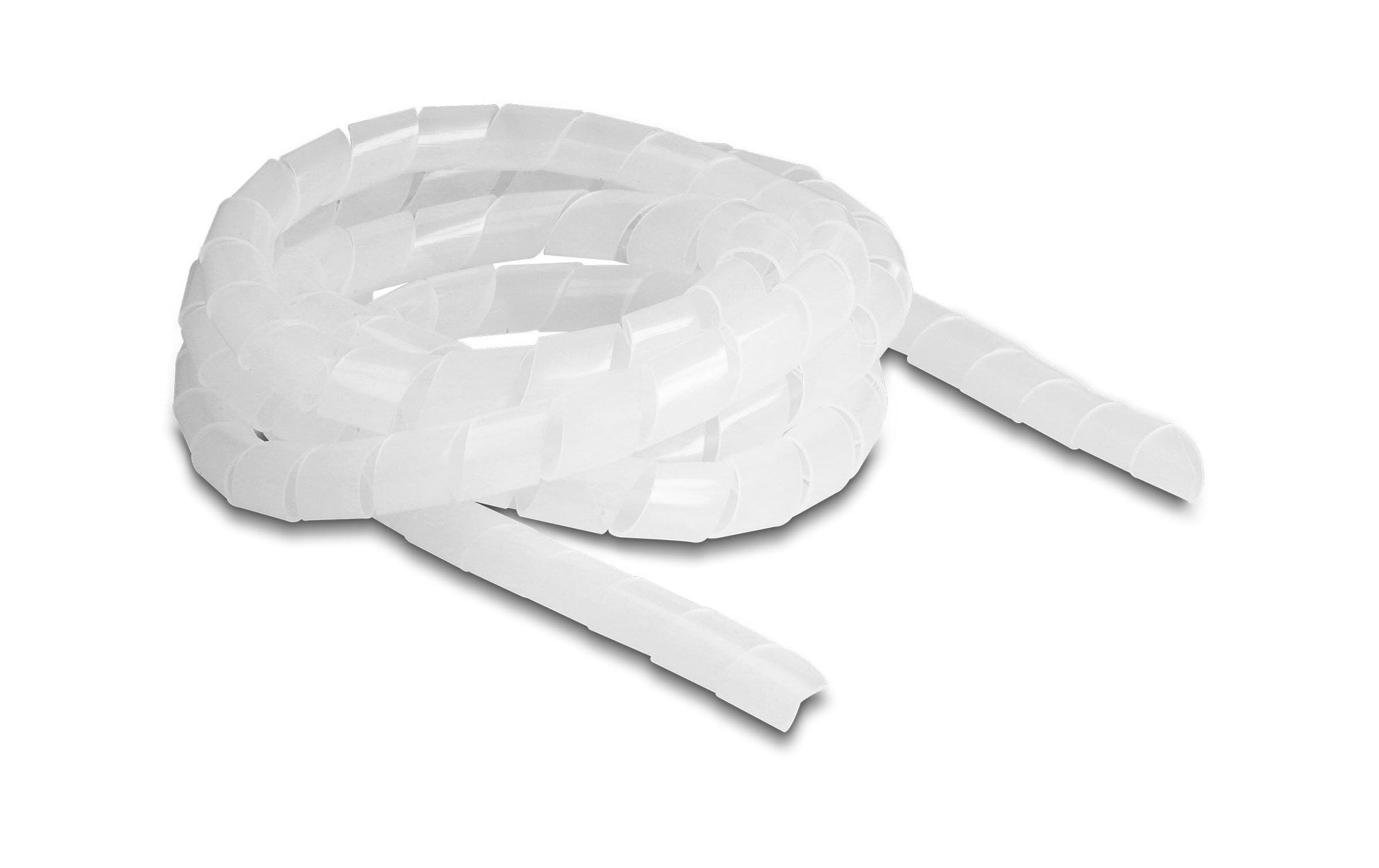 DeLOCK Kabelschlauch, Ø 14 mm, 2 m, Polyethylen (PE), zuschneidbar – transparent