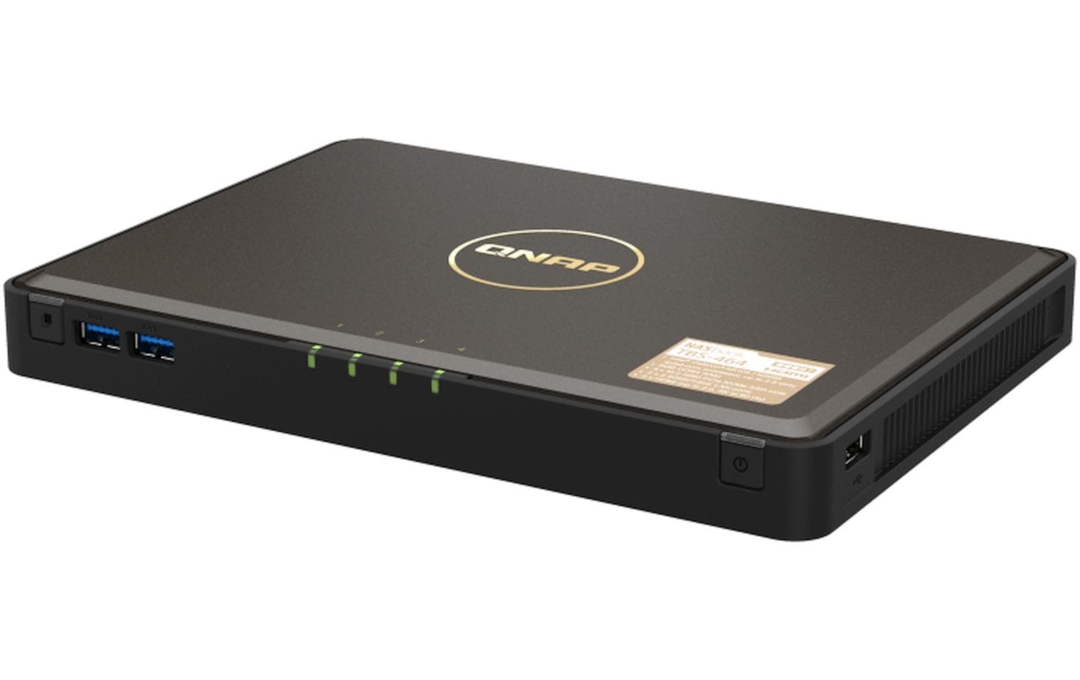 QNAP TBS-464-8G Speichergerät – PCIe Gen3 ×2, 4 × M.2 2280, 4 Bay