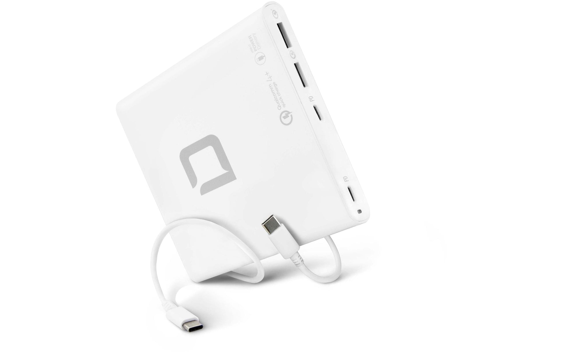 DICOTA D31893 Netzteil (EU, UK) – 120 W, 2× USB-C + 2× USB-A, PD, QC – für Laptops, Smartphones, Tablets