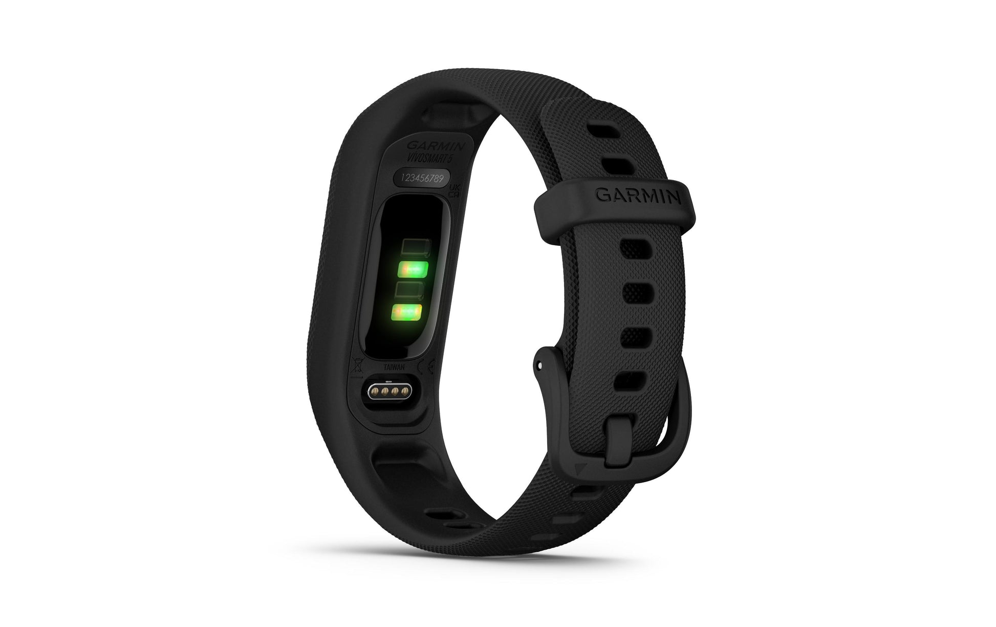 Garmin Vivosmart 5 GPS – Polycarbonat Schwarz, Sportarmband, S/M, 50 m, für Android, iOS