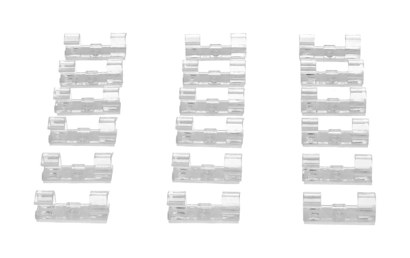 Max Hauri AG Max Hauri – Kabelclips 8 mm, transparent, 18 Stück