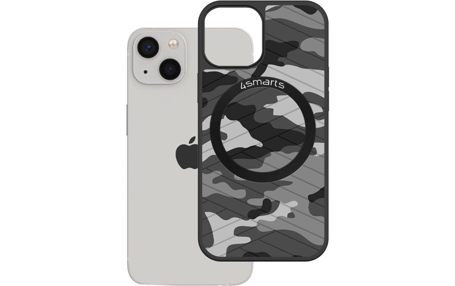 4smarts Backcover Jungle Case – für Apple iPhone 13 – Camouflage – Karbonfaser – schockresistent