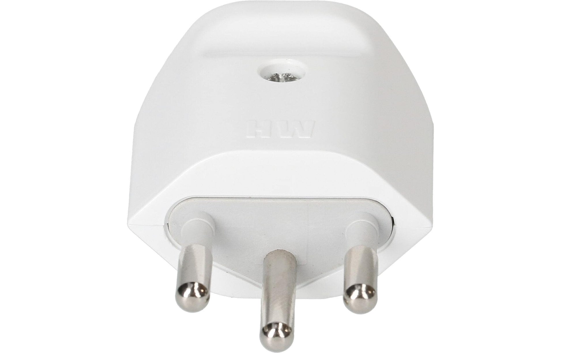 Max Hauri AG 164451 Montagestecker – 3-polig, 230 V, 10 A, Polycarbonat, 20 × 35 mm, Weiss