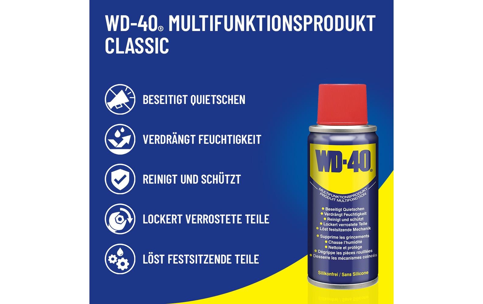 WD40 WD-40 – transparent, Klassisches Multifunktionsprodukt
