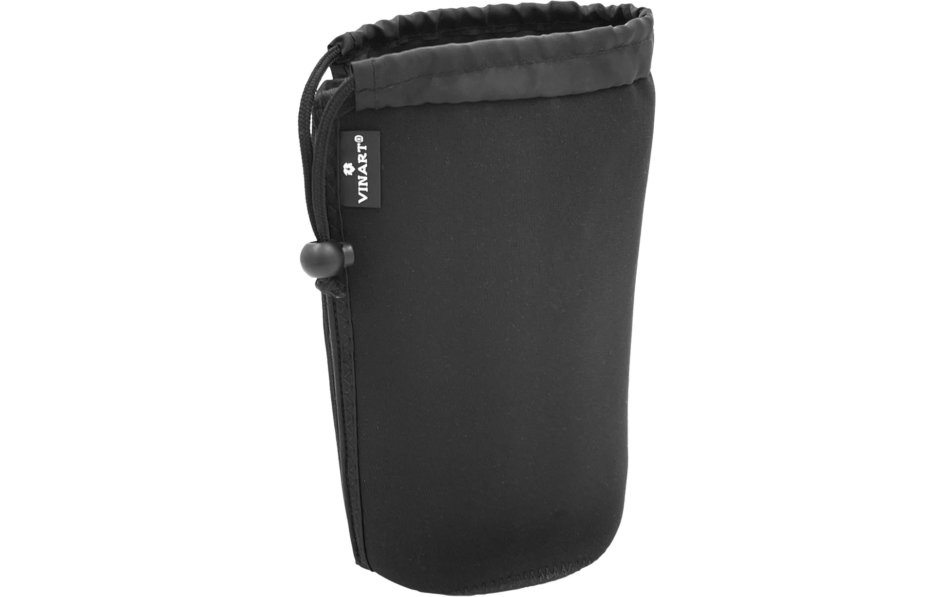 Vinart Flaschenmanschette Chill – 16 × 16 × 16 cm, Neopren, Schwarz, für 1 Flasche, tiefkühlgeeignet