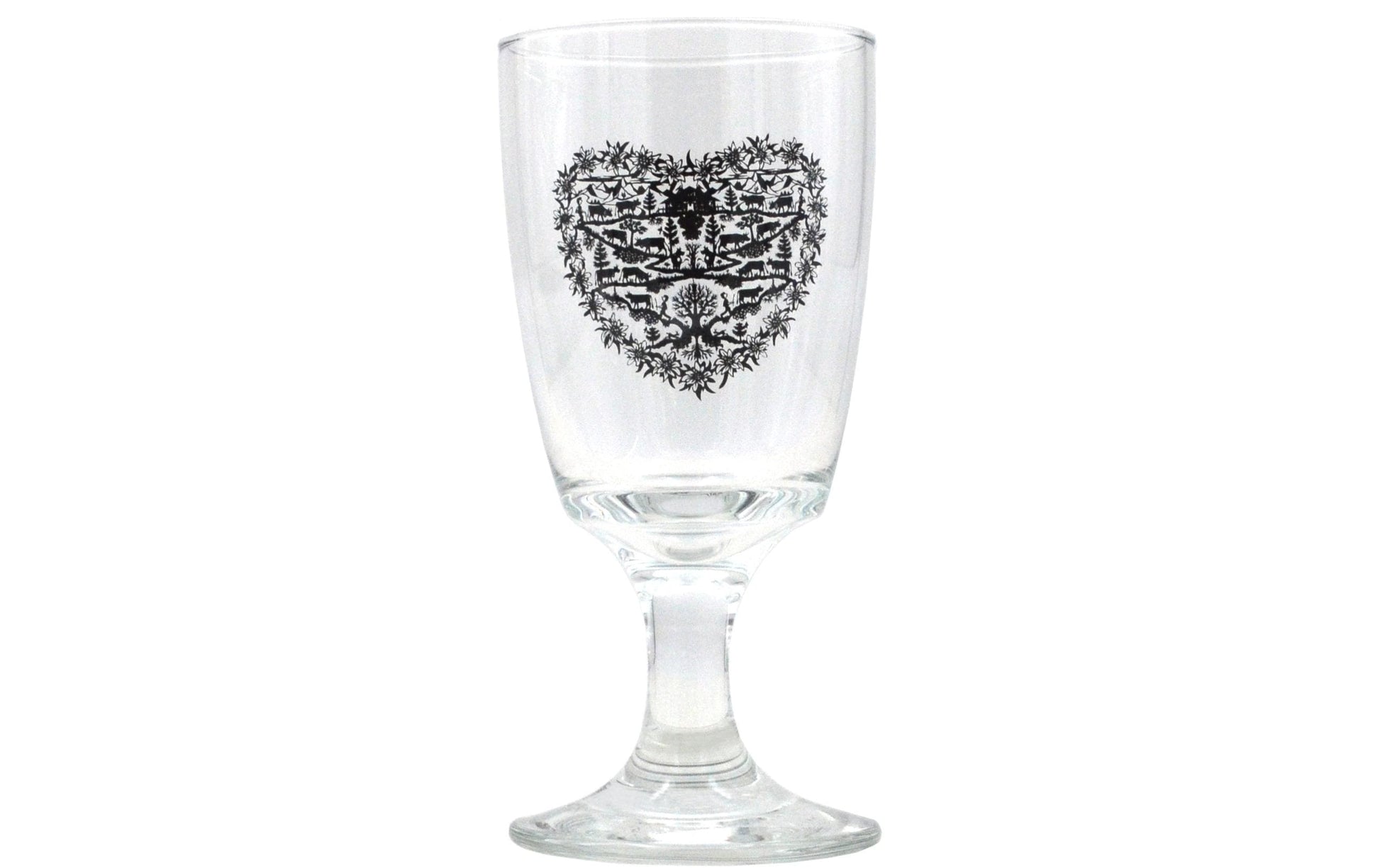 Heidi Cheese Line Kaffeebecher – 200 ml, Ø 7 cm, H 15 cm, Glas, Transparent