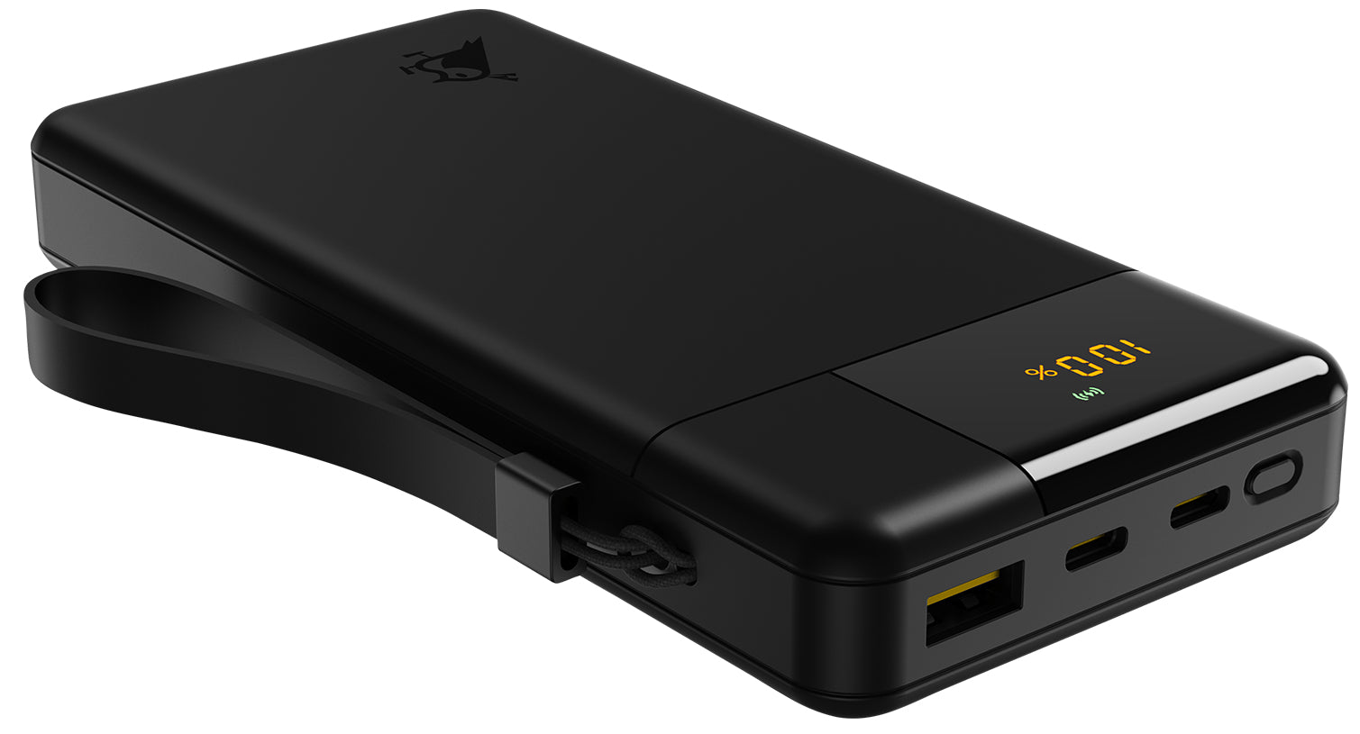 Aqiila Powerbird B20 Powerbank 20'000 mAh – 20 W PD, 2× USB-C, 1× USB-A, schwarz