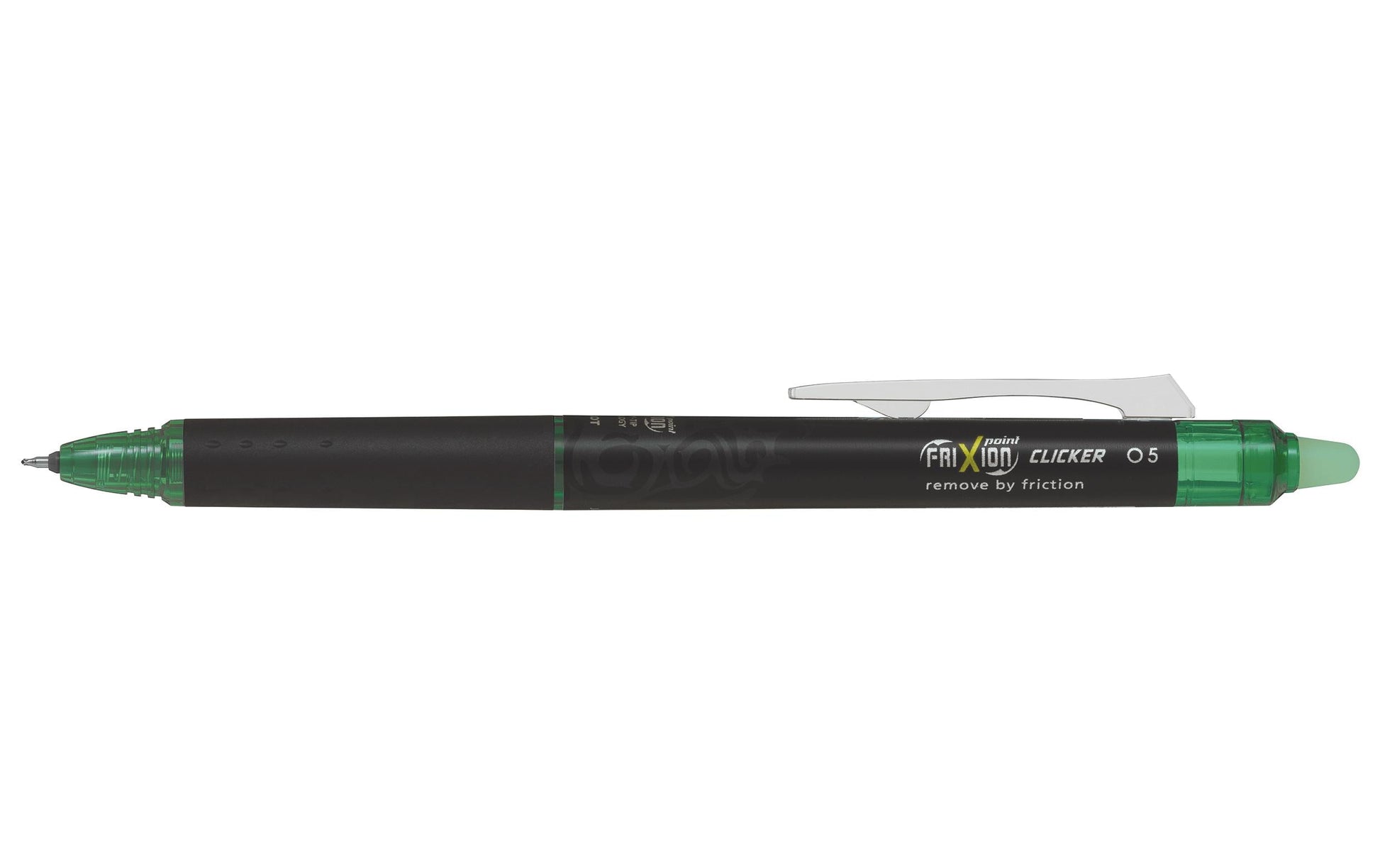 Pilot FriXion Point Clicker – radierbarer Tintenroller, 0,25 mm, grün, für Linkshänder