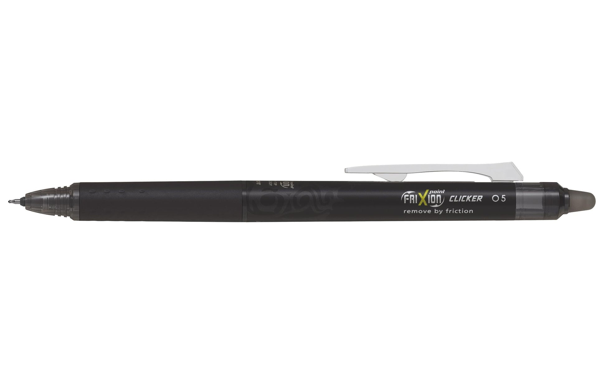 Pilot FriXion Point Clicker – Tintenroller, 0,5 mm, Schwarz, radierbar, Druckmechanik, Kunststoff