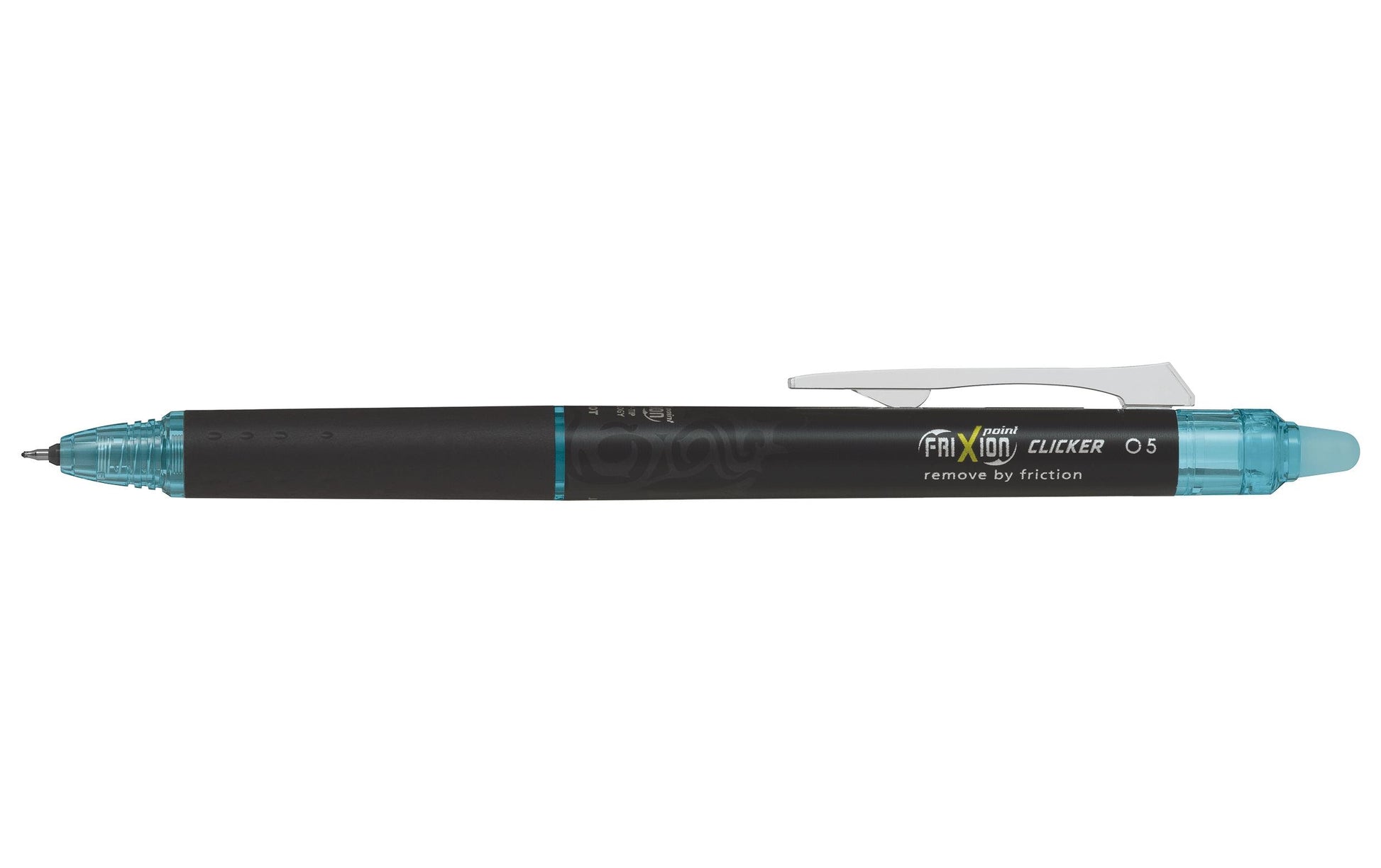 Pilot FriXion Point Clicker – Radierbarer Tintenroller, 0,25 mm, Hellblau