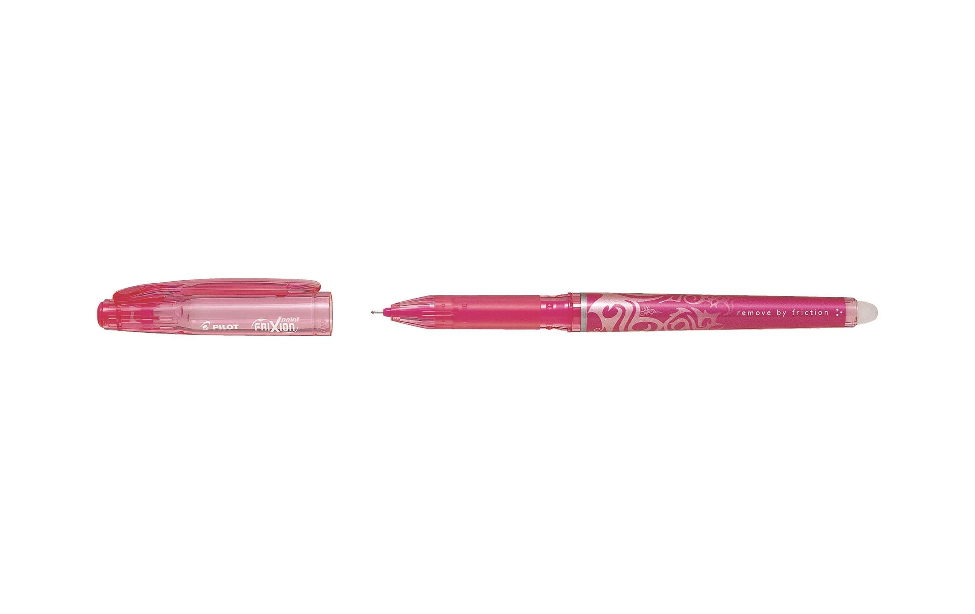 Pilot FriXion Point – radierbarer Tintenroller, mit Kappe, 0,5 mm, Pink