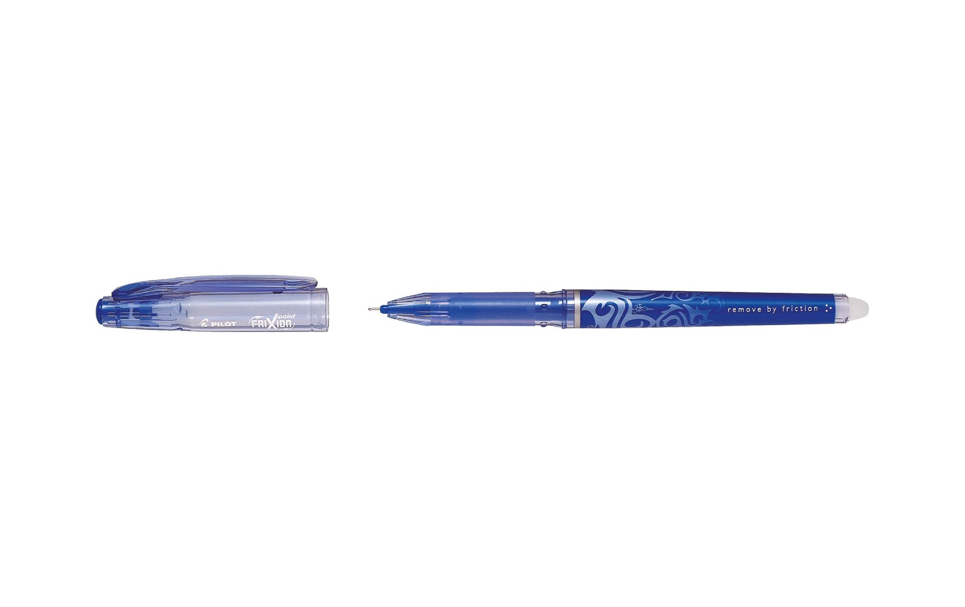 Pilot FriXion Point – radierbarer Tintenroller, mit Kappe, 0,5 mm, blau