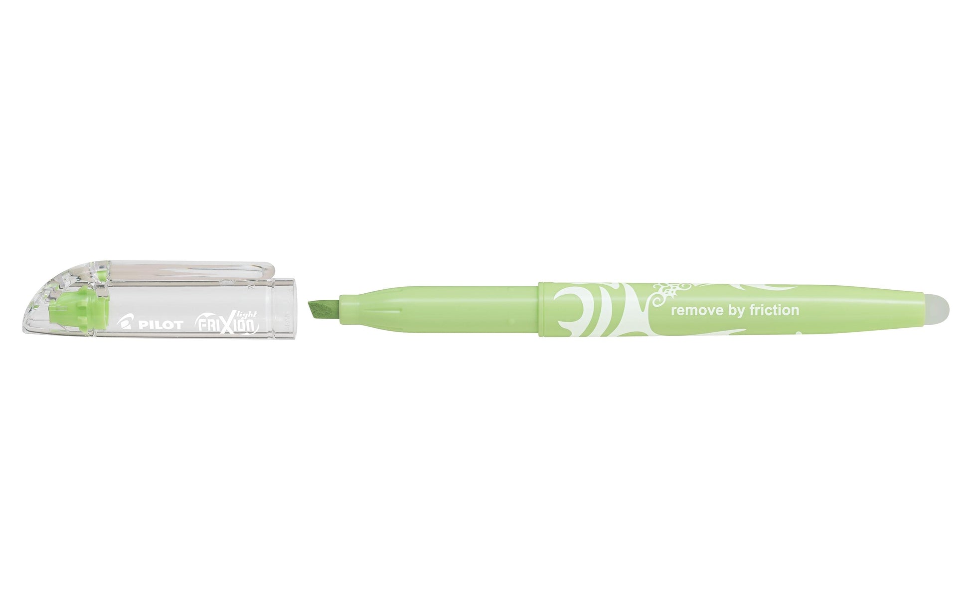 Pilot FriXion Light Textmarker Hellgrün – Keilspitze, 3,3 mm, radierbar