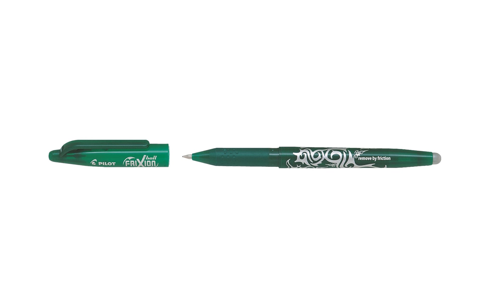 Pilot FriXion Ball Gelschreiber – grün, 0,7 mm, radierbar, Kappe, nachfüllbar
