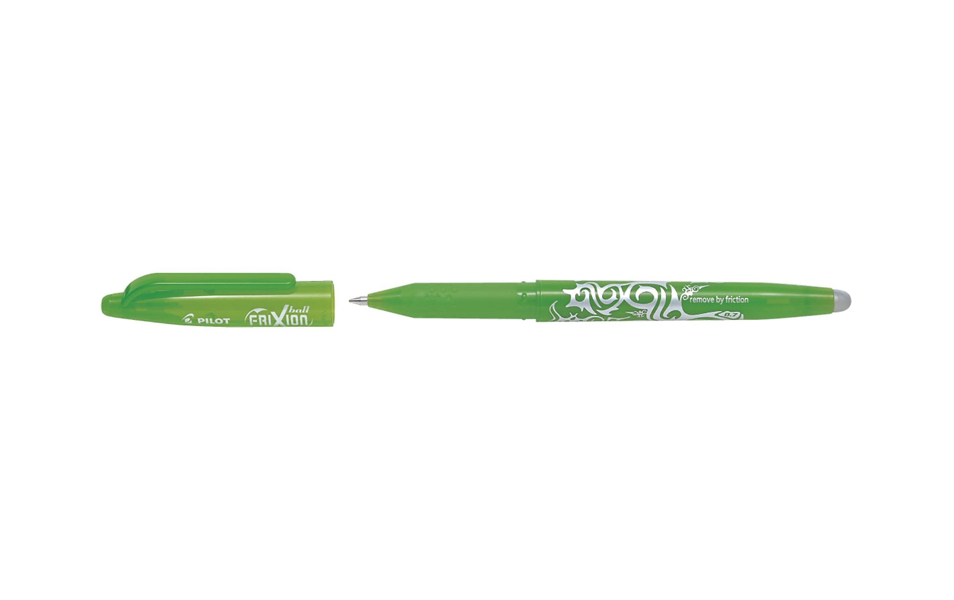 Pilot FriXion Ball – radierbarer Tintenroller mit Kappe, 0,7 mm, hellgrün