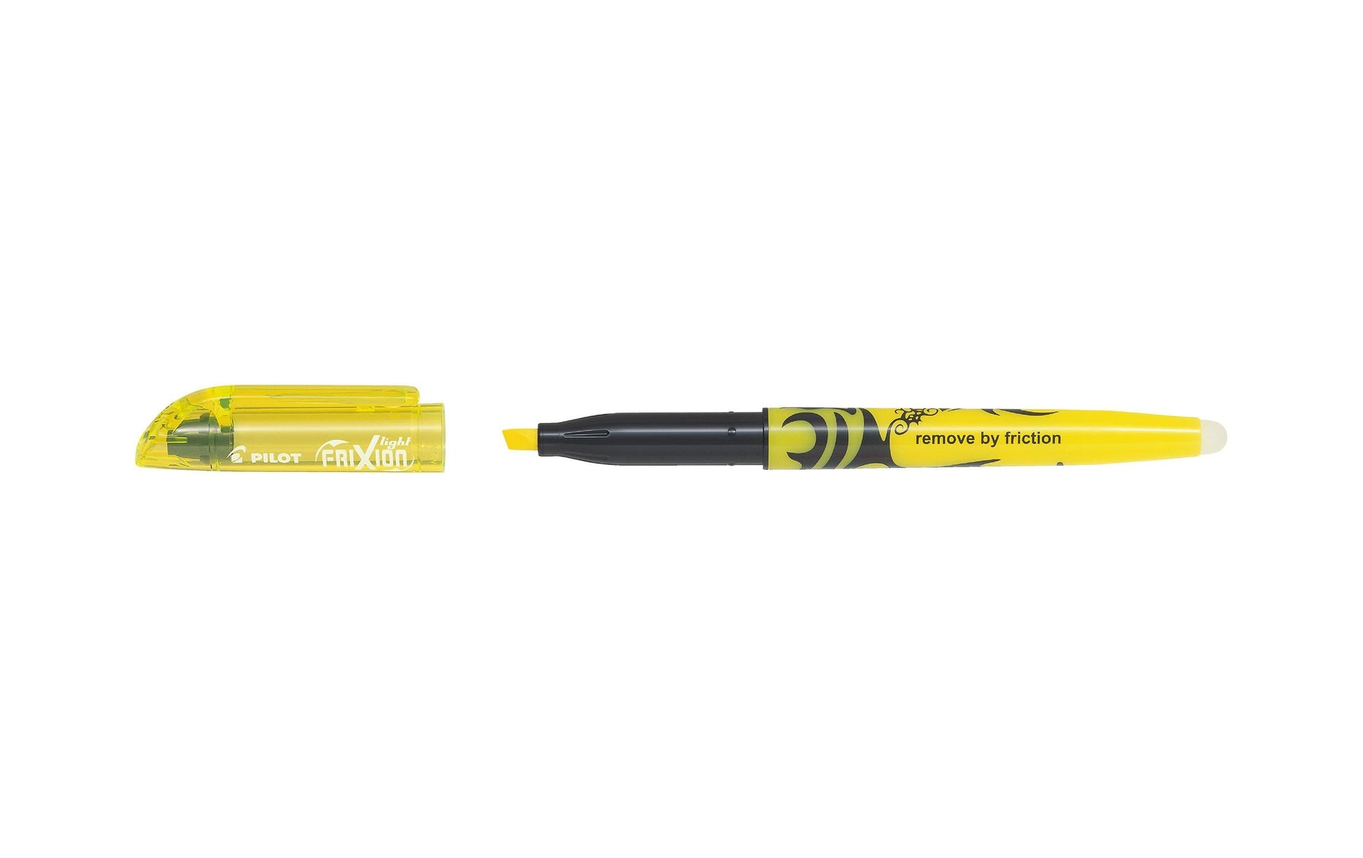 Pilot FriXion Light Textmarker Gelb – Keilspitze, 3,3 mm, radierbar