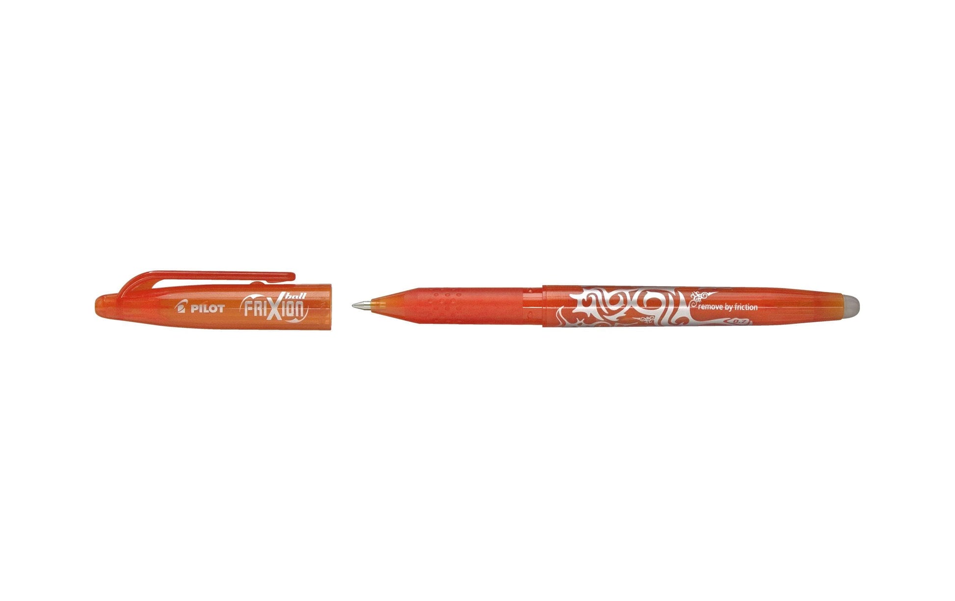 Pilot FriXion Ball – radierbarer Tintenroller mit Kappe, 0,7 mm, Orange