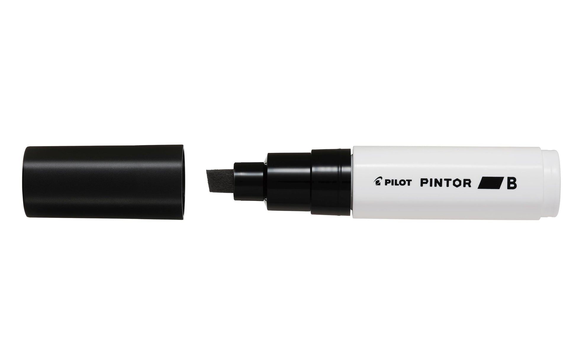 Pilot Pigment-Marker Pintor – Keilspitze 8 mm – Schwarz – Lichtbeständig