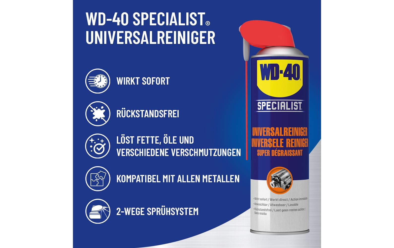 WD40 WD-40 Specialist – Universalreiniger Spray – 500 ml