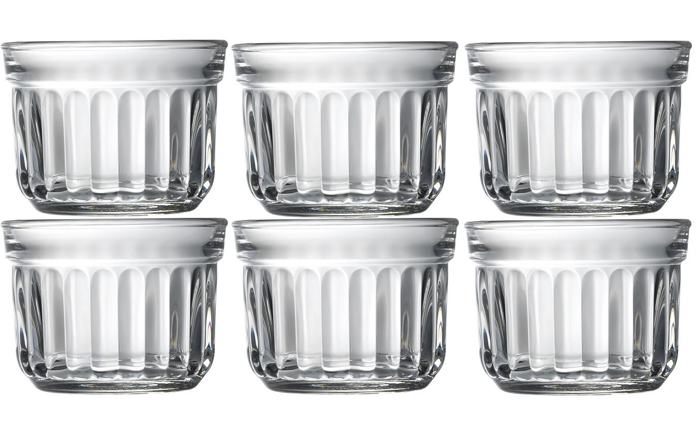 La Rochère Servierschale Delice – 6er Set, 290 ml, Ø 9,6 cm, Glas, Transparent, spülmaschinenfest