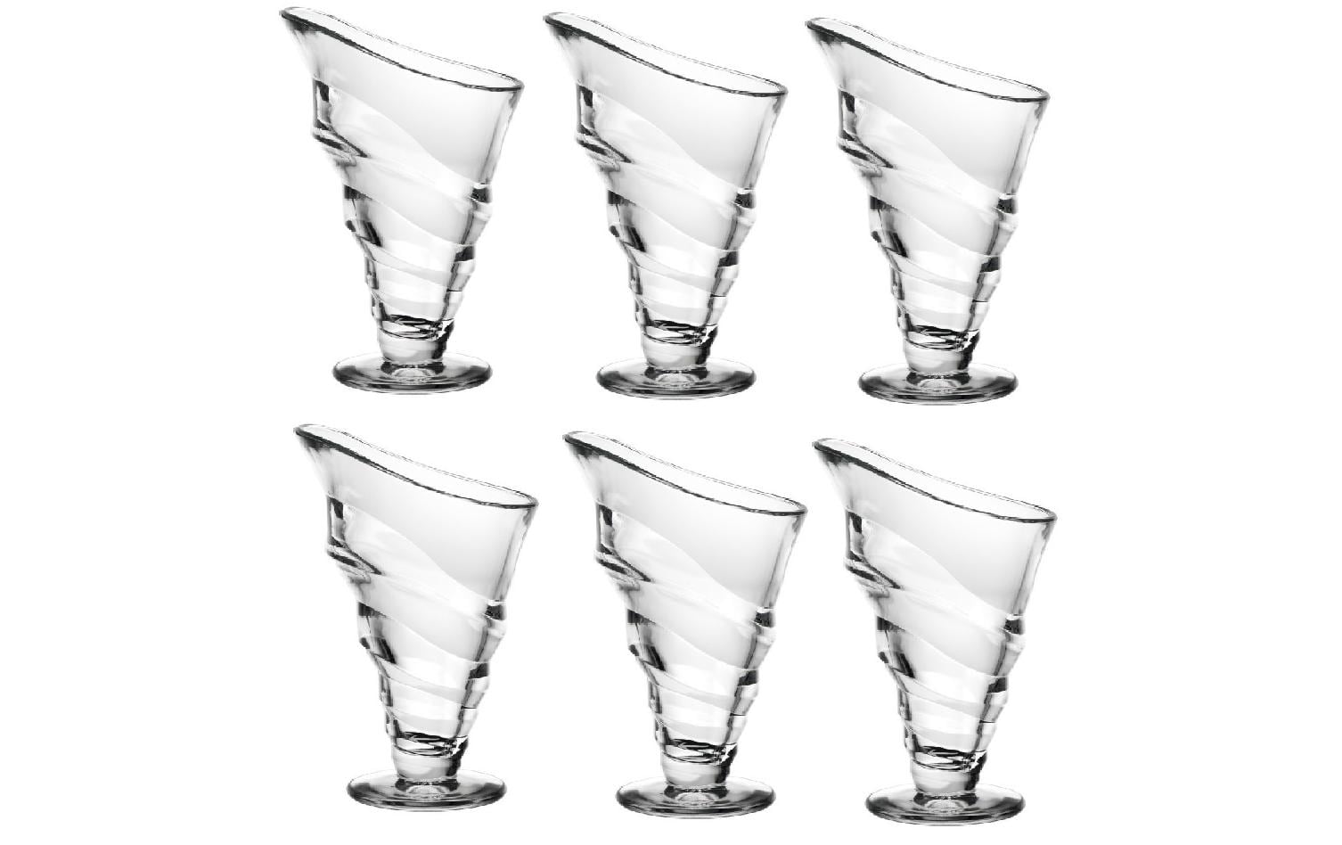 La Rochère Eisbecher – 6er Set, 270 ml, Ø 11,5 cm, H 16,5 cm, Glas, spülmaschinenfest