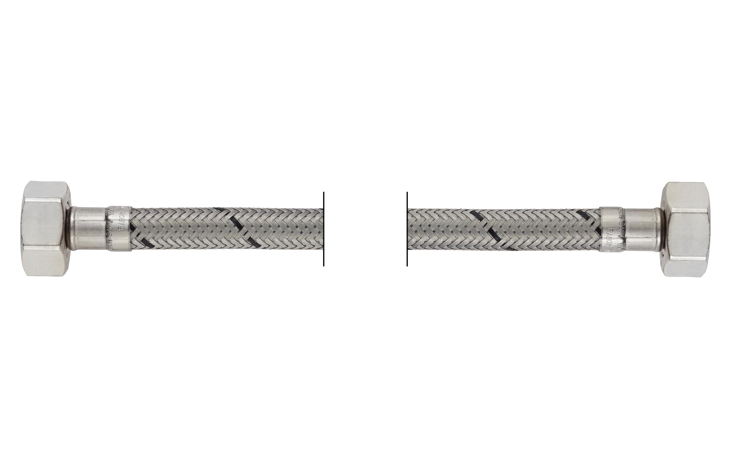 Flexo Anschlussschlauch – 3/4" Innengewinde × 3/4" Innengewinde, 75 cm