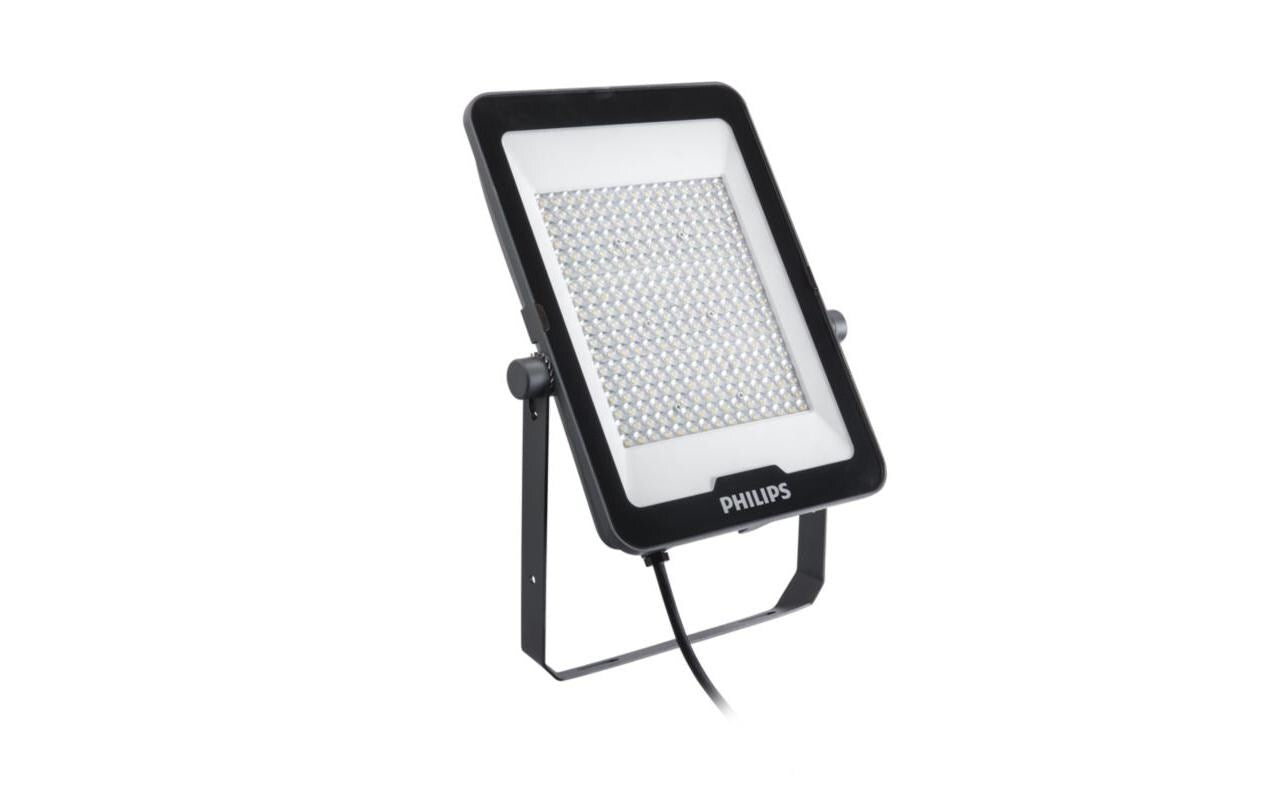 Philips by Signify Aussenwandleuchte – Warmweiss, 3000 K – IP65 – Netzbetrieb – Grau – Aluminium, Polycarbonat