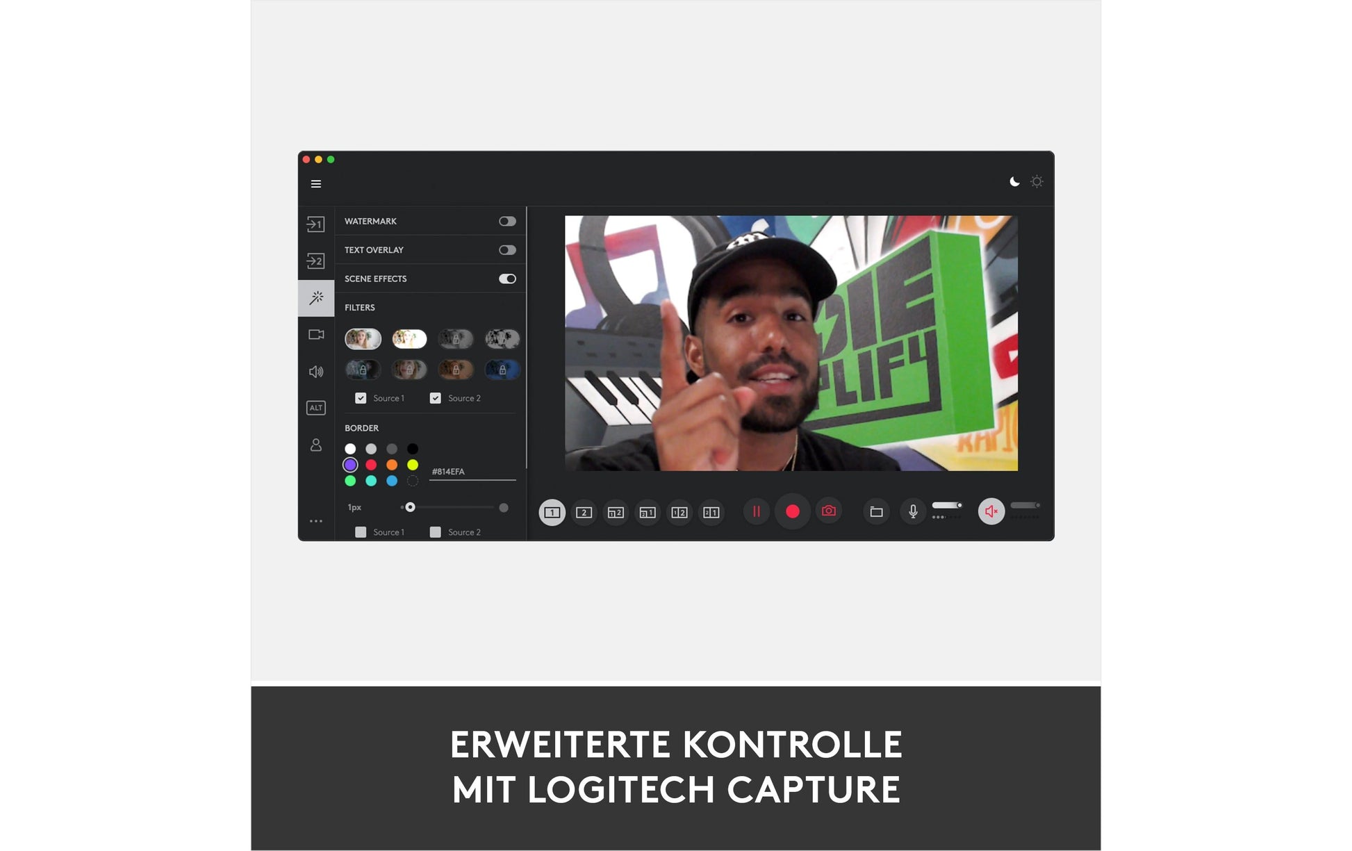 Logitech StreamCam – Webcam – Graphit