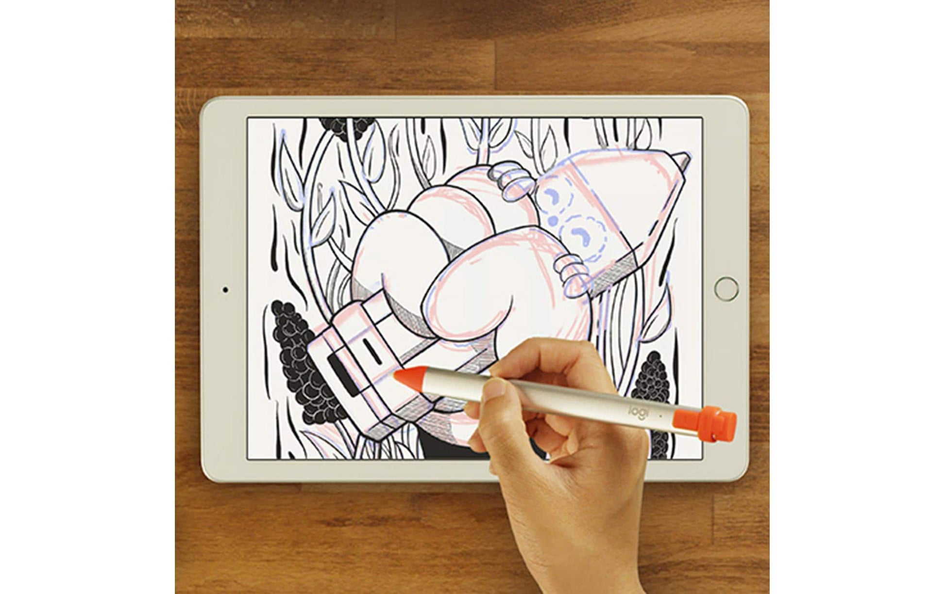 Logitech Crayon Zubehörtasche – Intense Sorbet