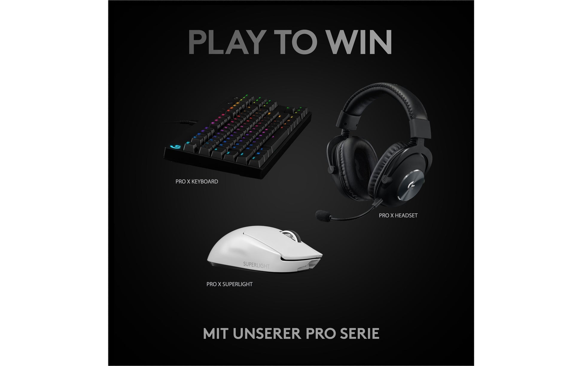 Logitech G PRO X SUPERLIGHT – Gaming-Maus – Kabellos (2,4 GHz), 25600 DPI, Rechts, Weiss