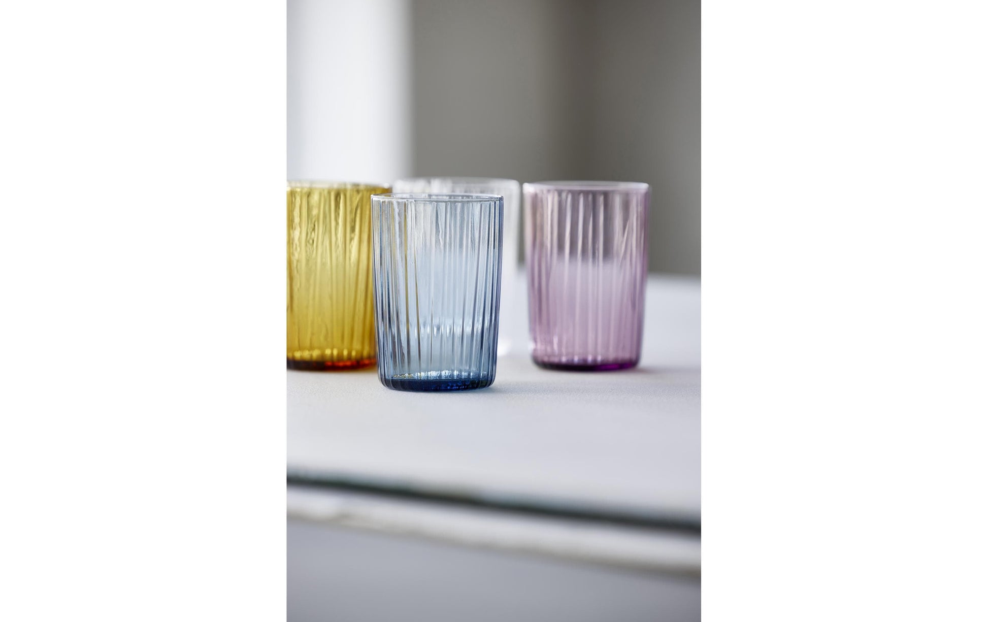 BITZ Trinkglas – 4er Set, 280 ml, Ø 7 cm, Kristallglas, Transparent, spülmaschinenfest