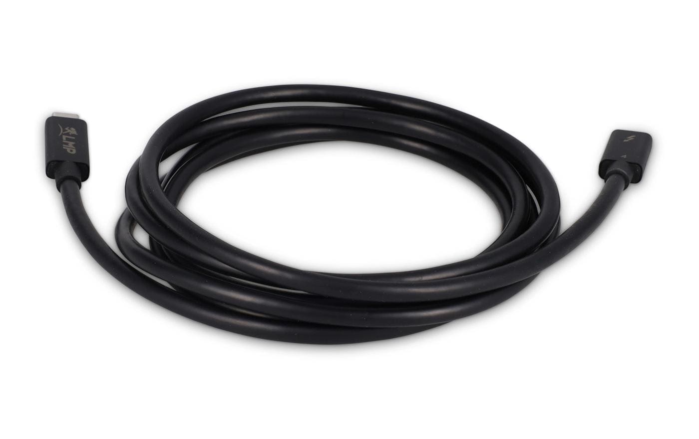 LMP USB-C-zu-USB-C Thunderbolt 4 Kabel – 2 m, aktiv, schwarz