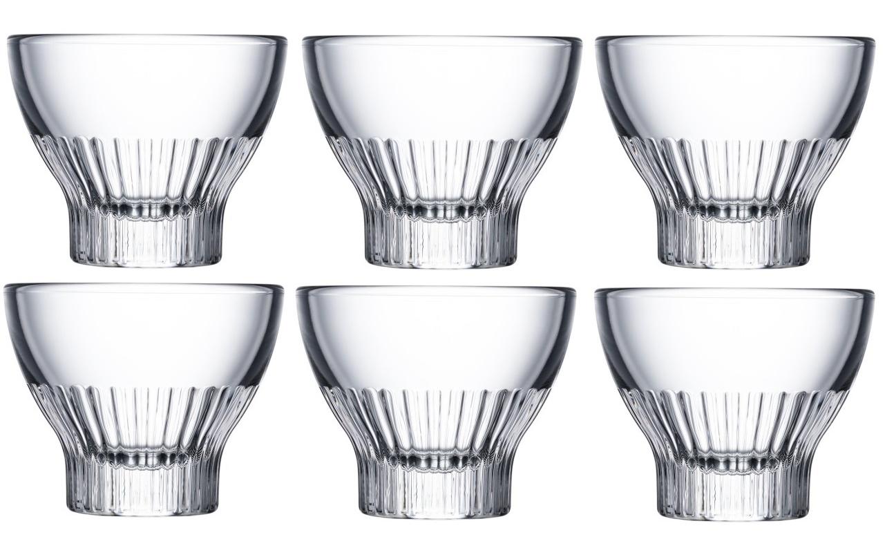 La Rochère Dessert-Schale Ouessant – 6er Set, 80 ml, Ø 7 cm, H 5,7 cm, Glas, Transparent, spülmaschinenfest