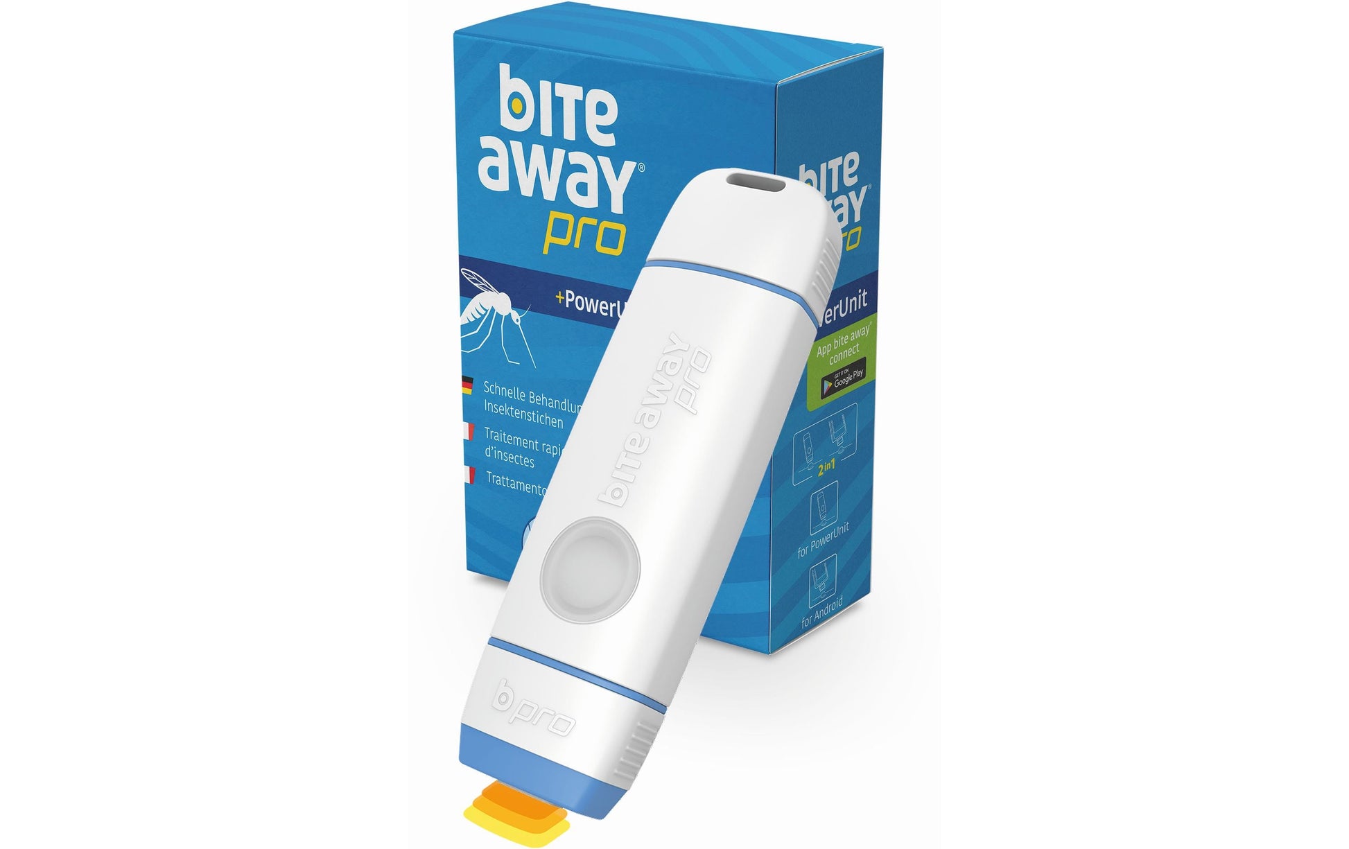 Bite away Insektenstich-Behandlungsgerät Pro mit PowerUnit – Weiss
