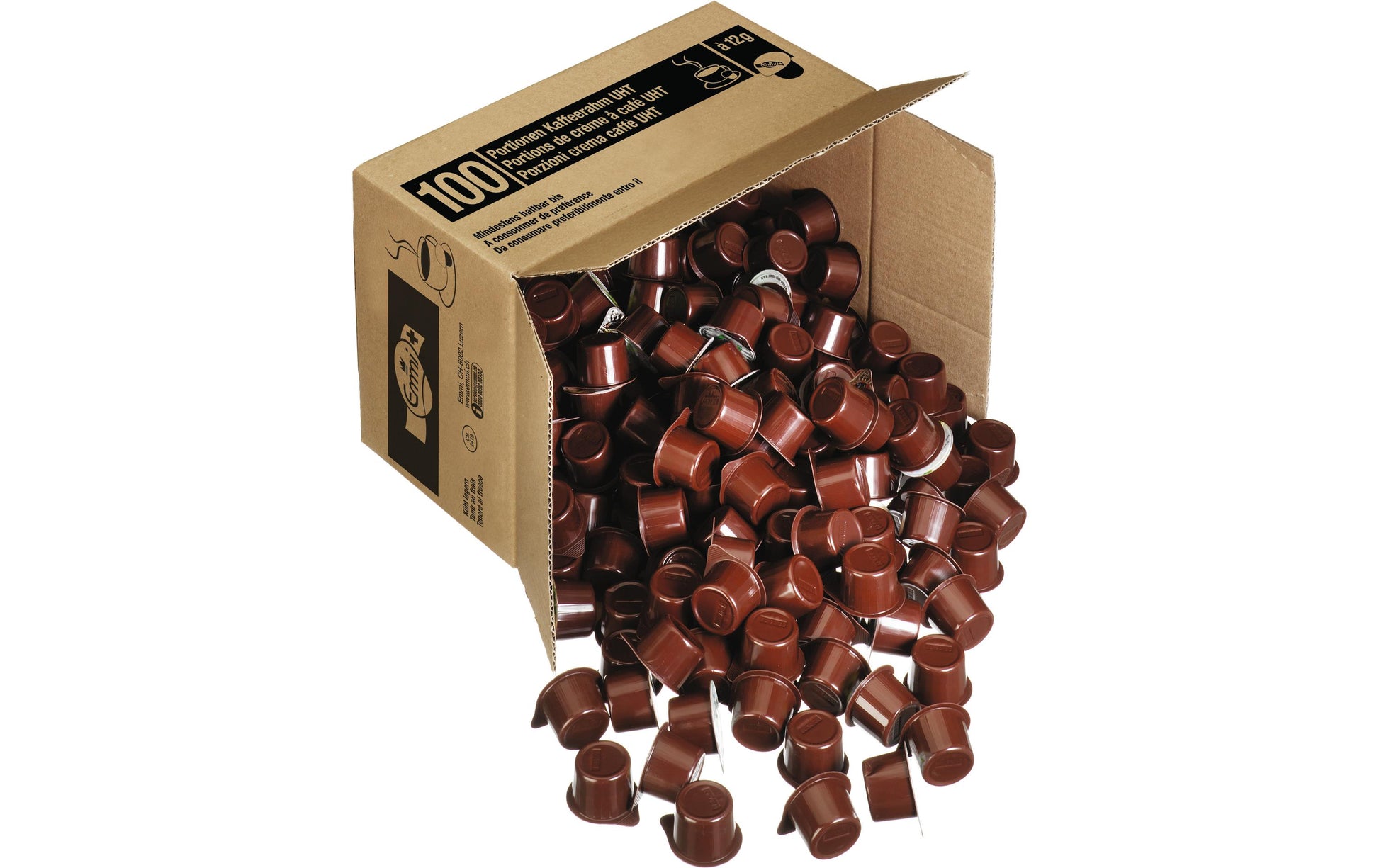 Emmi milch Emmi – Kaffeerahm UHT Portionen, 15% Fett – 12 ml
