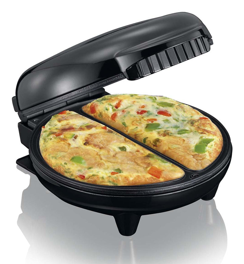 Melissa Omelettbereiter 16250086 – 2 Omeletts, 750 W, Antihaftbeschichtet – Schwarz